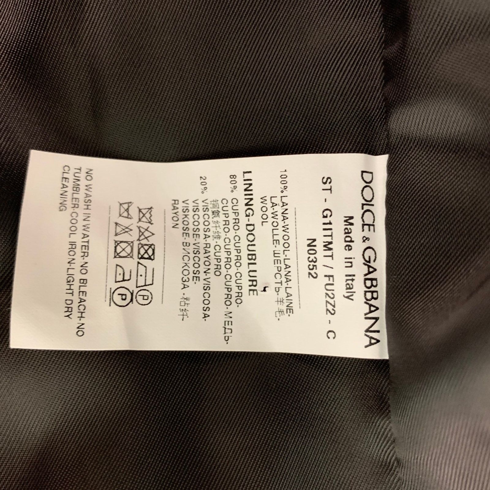 Dolce & Gabbana DOLCE & GABBANA Size 46 Solid Wool Buttoned Mauve Vest Size 46R - 5 Thumbnail