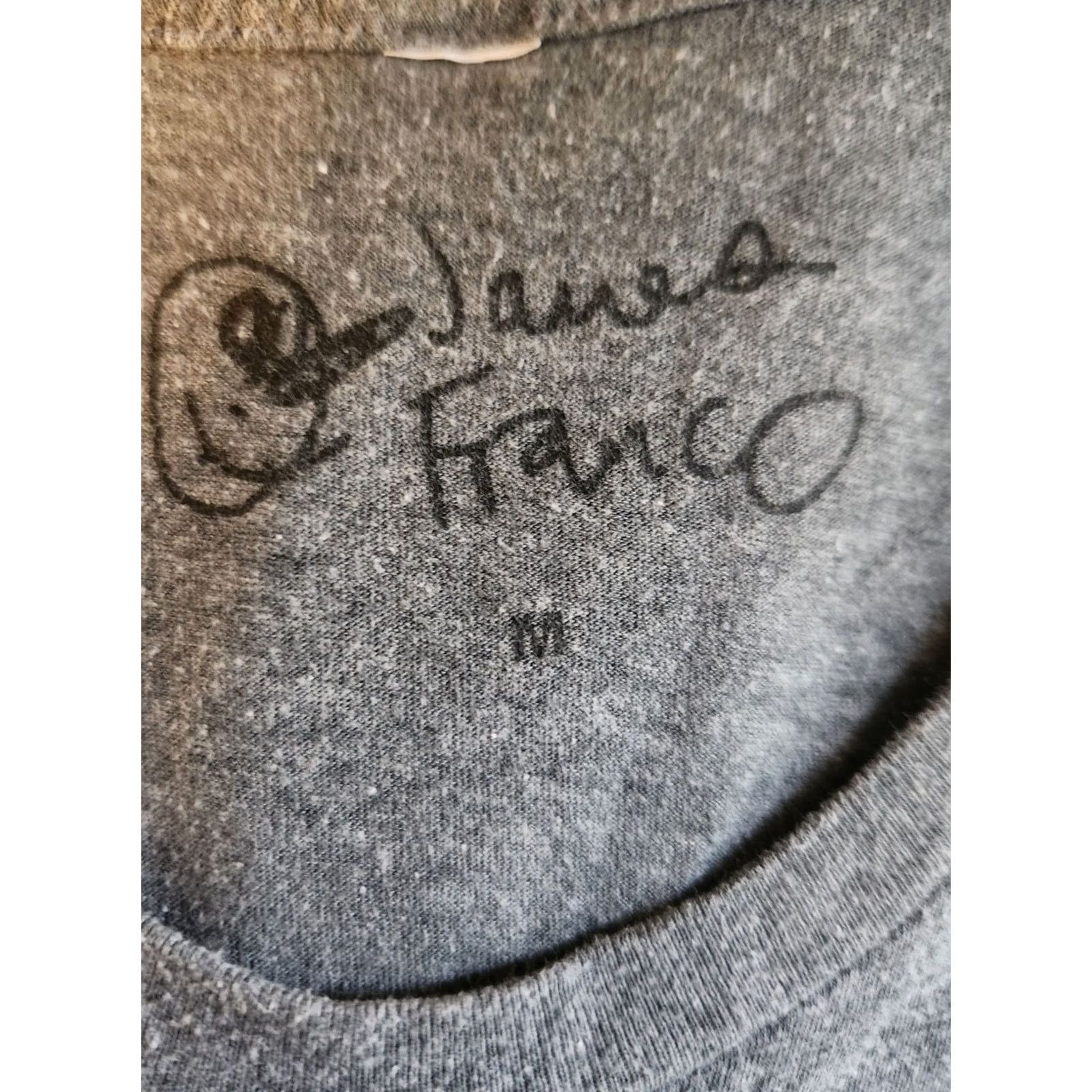 Vintage James Franco Selfie Gray Pocket Print Short Sleeve T Shirt Size Medium Size US M / EU 48-50 / 2 - 2 Thumbnail