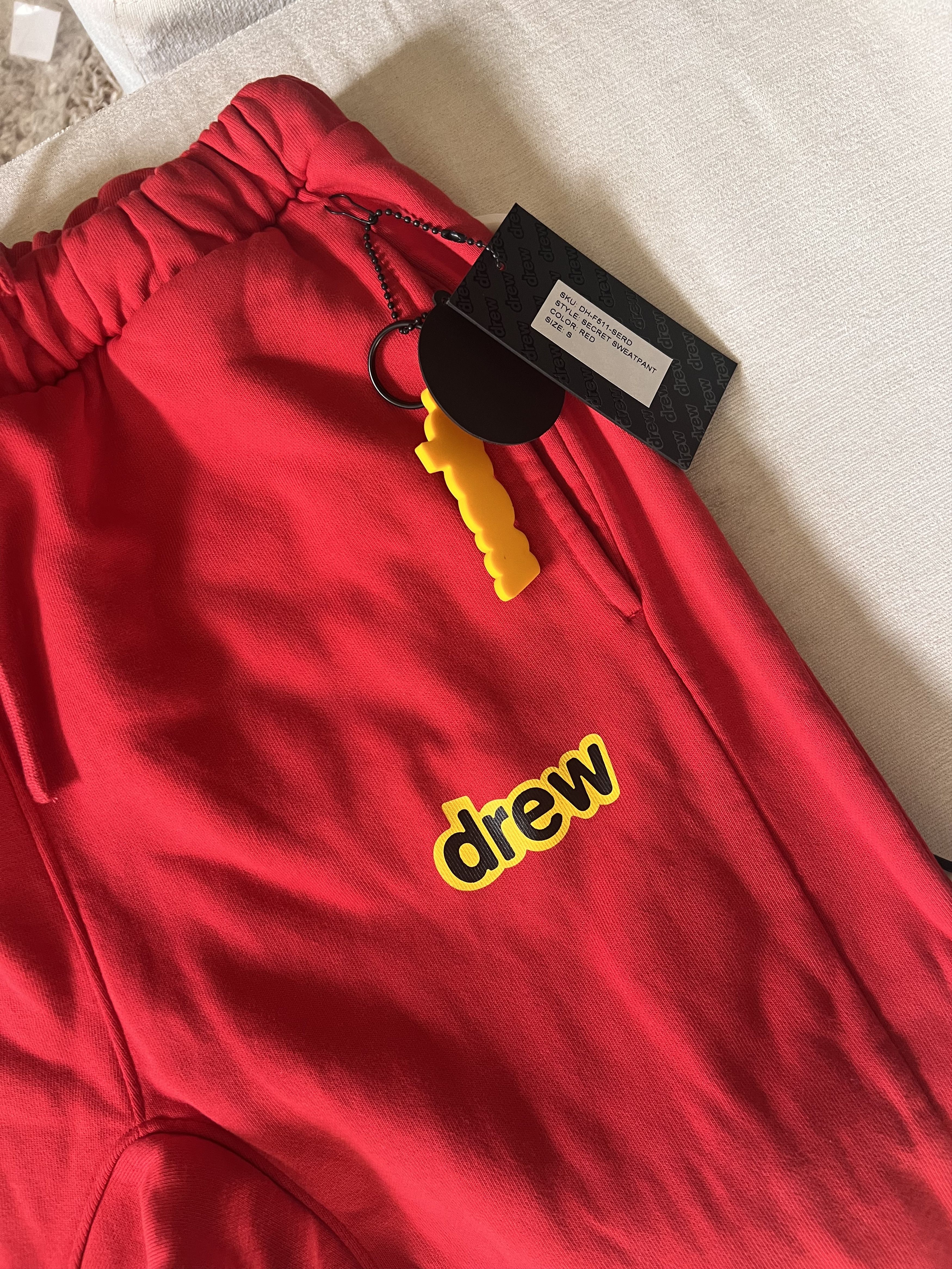 Drew House Drew House Secret Sweatpant Red S Size US 27 - 2 Thumbnail