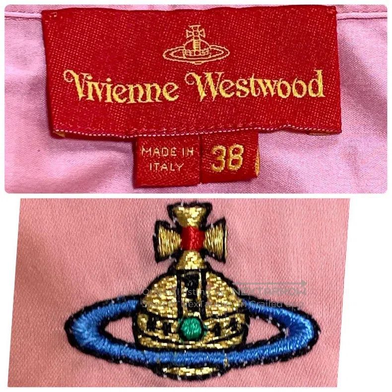 Vivienne Westwood Vivienne Westwood Pink Heart Cutout Saturn Embroidered Shi Size XS / US 0-2 / IT 36-38 - 7 Thumbnail