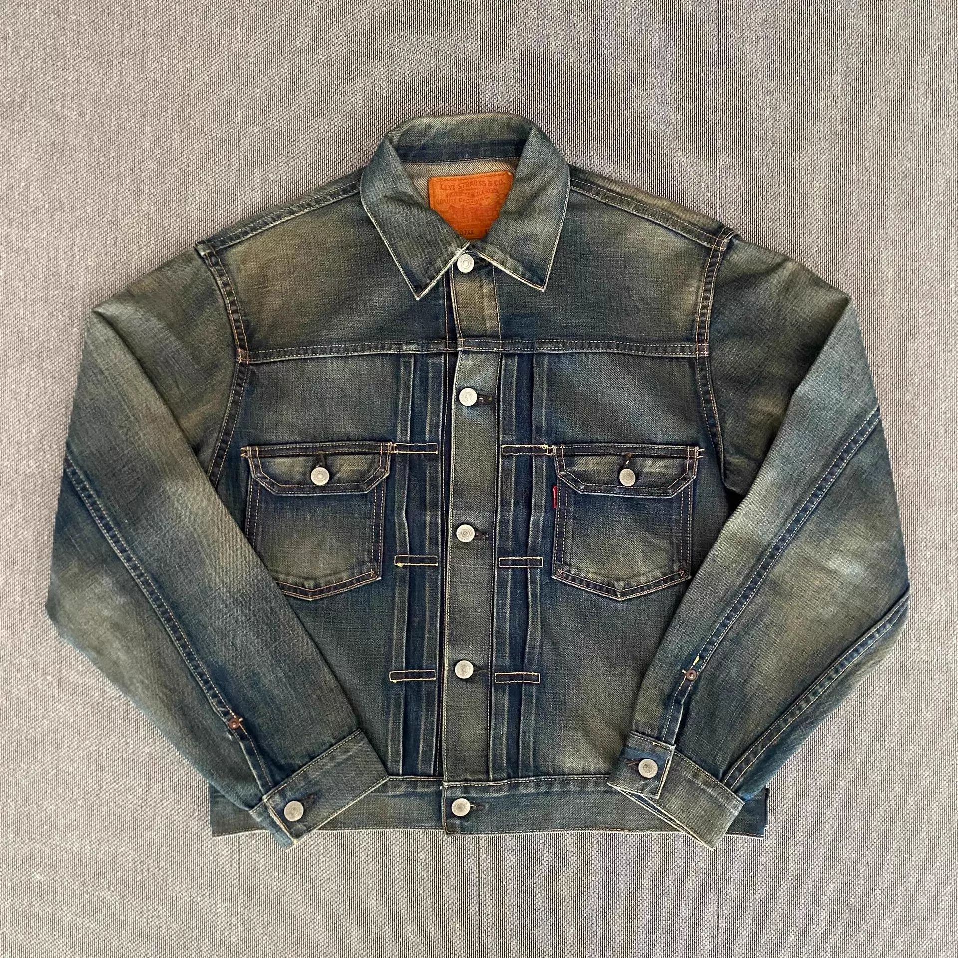 Levi's Levi's Lvc507xx J22 Japan Washed Selvedge Denim Jacket Size US XS / EU 42 / 0 - 1 Thumbnail