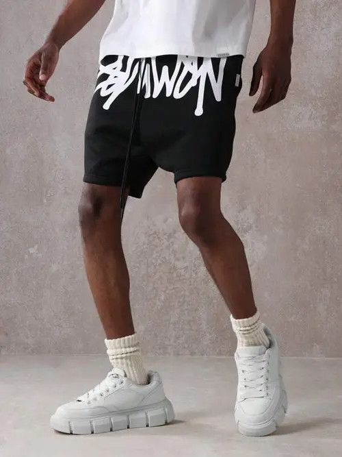 Jean Graphic DRIP Y2k Shorts drill Size US 34 / EU 50 - 4 Thumbnail