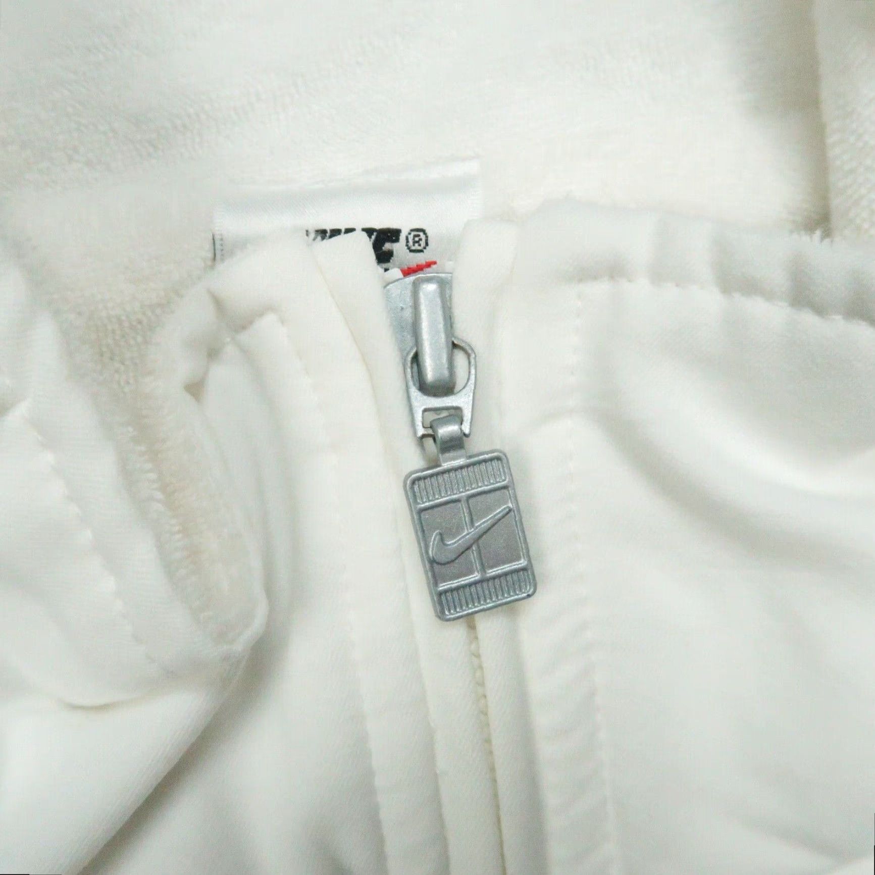 Nike VINTAGE Nike Jacket Mens 2XL White Challenge Court Stadium Removable Sleeves Zip Full Zip Pockets Windbreaker Size US XXL / EU 58 / 5 - 3 Thumbnail