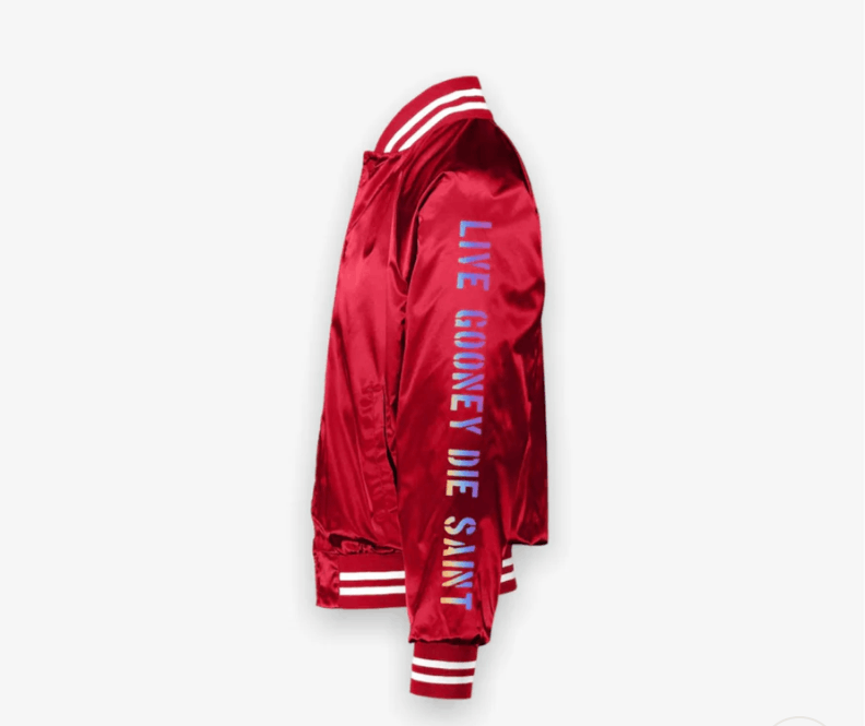 Other B wood Air Pablo Flight Jacket Red Satin Size S (NWOT) Size US S / EU 44-46 / 1 - 3 Thumbnail