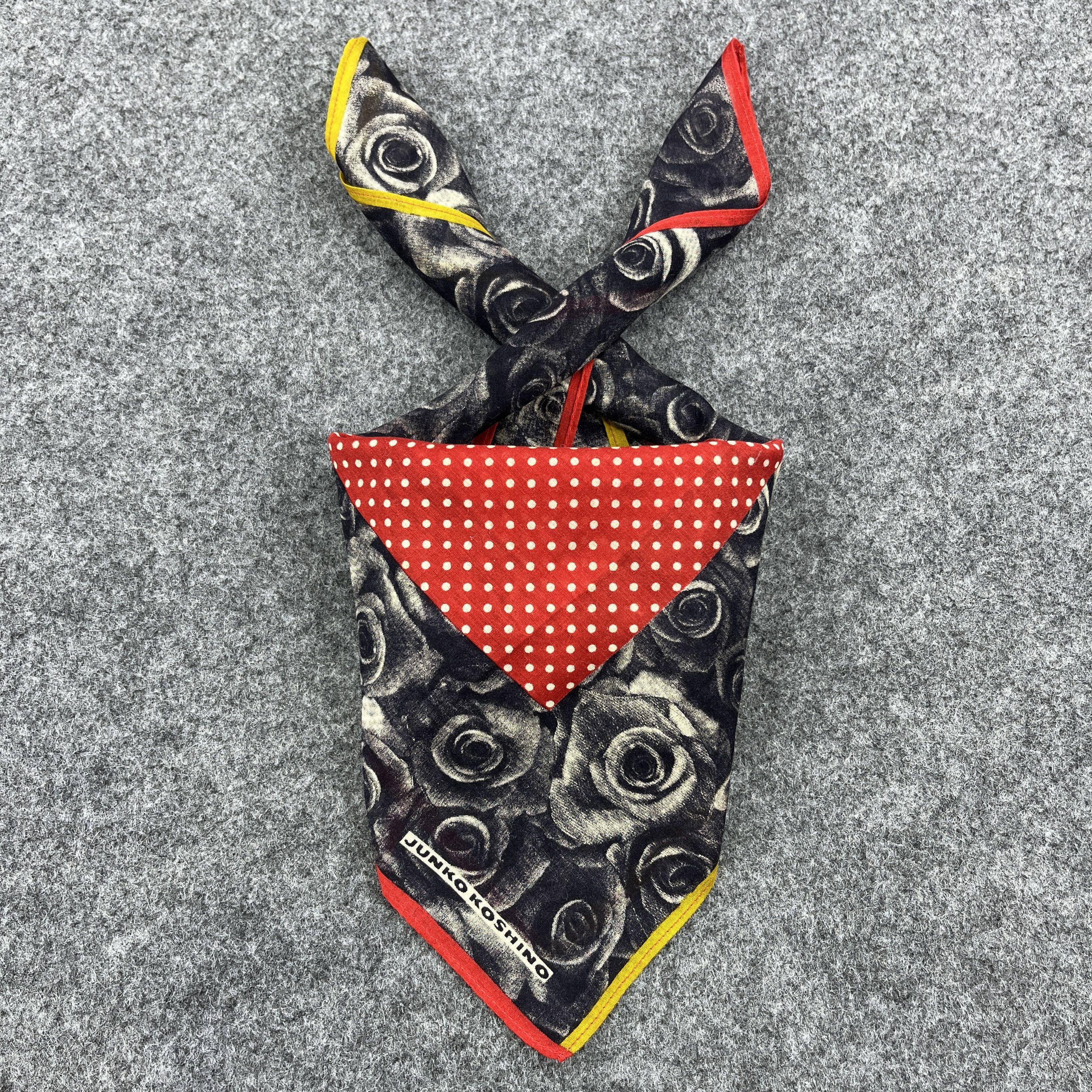 Japanese Brand Junko Koshino Handkerchief / Bandana / Neckerchief B645 Size ONE SIZE - 8 Thumbnail