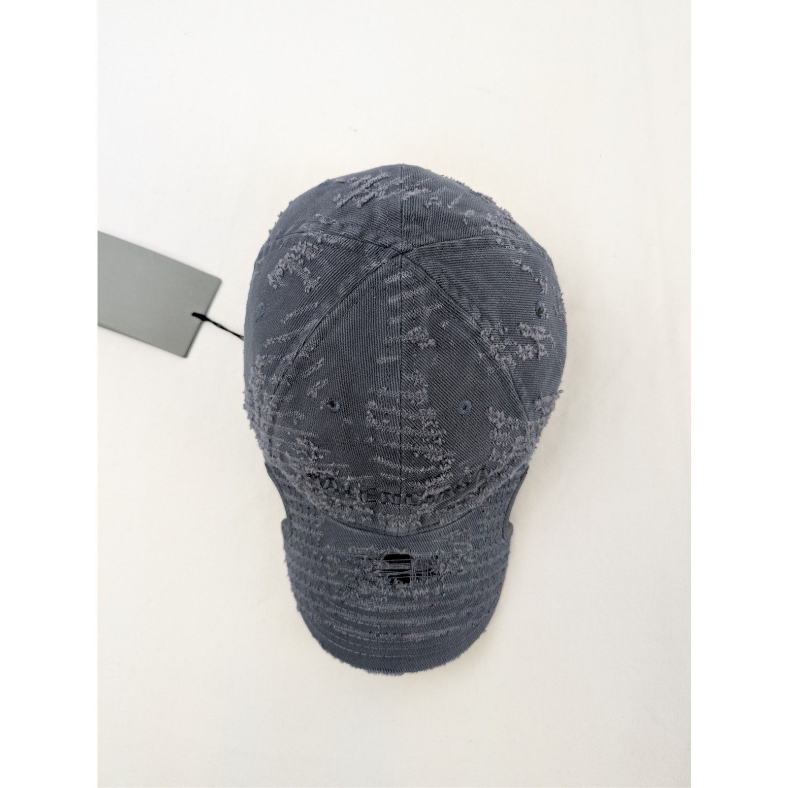 Balenciaga o1rshd1 Size: OS / Cotton Drill Cap / Hat Notched Laser Blue Size ONE SIZE - 7 Thumbnail