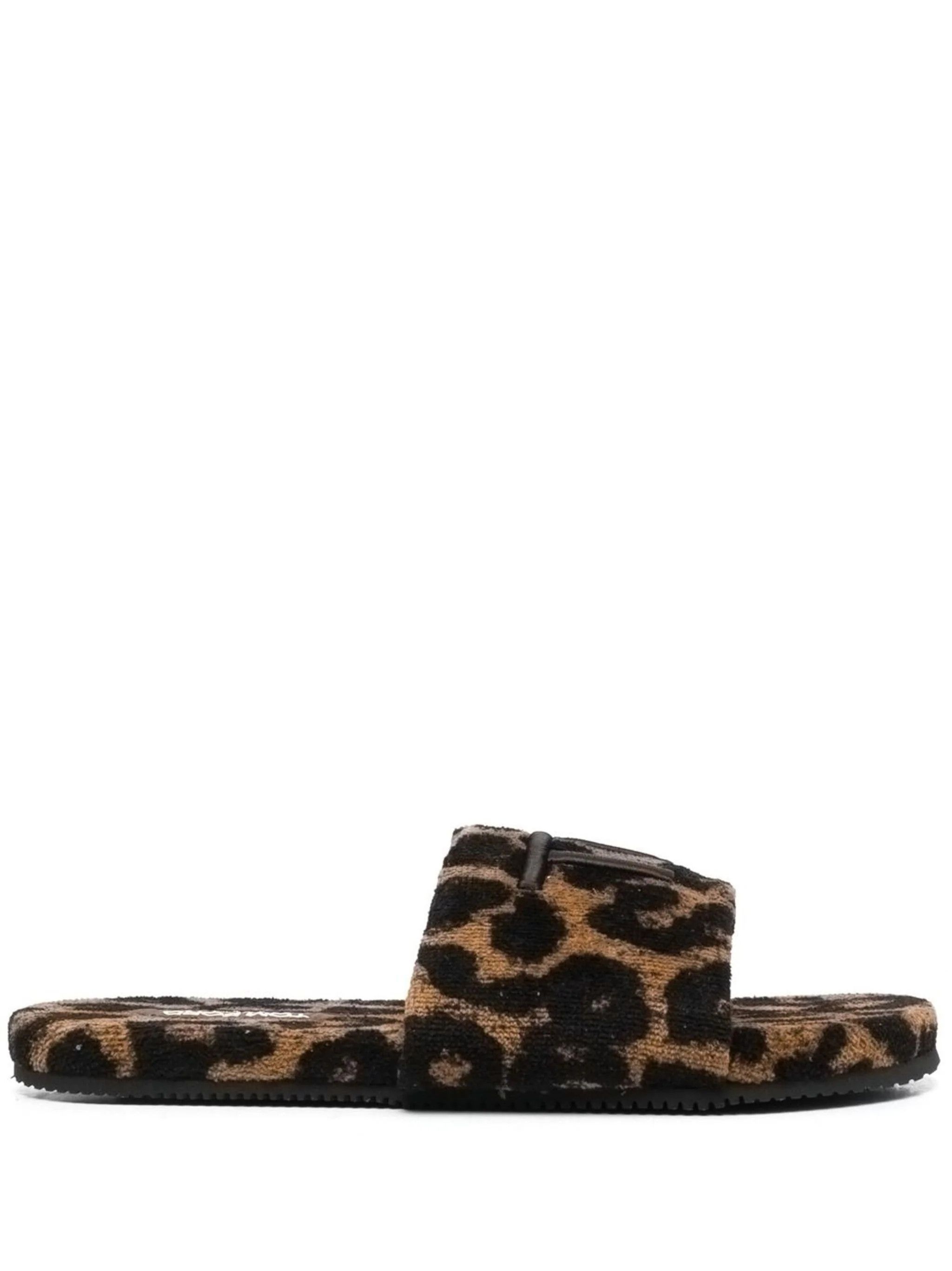 Tom Ford o1loc1c0924 W3162 Slides in Leopard Size US 10 / IT 40 - 1 Thumbnail