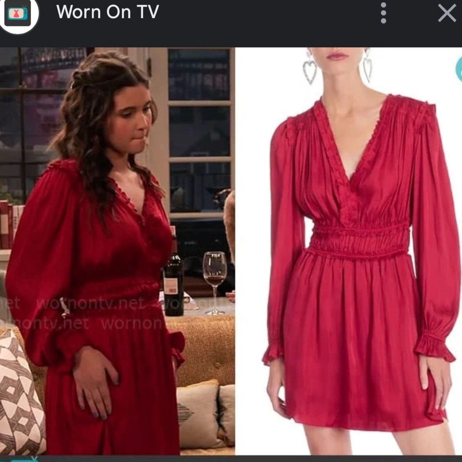 The Kooples NWT The Kooples $275 Red Women's Dress Size S (French 1) Size S / US 4 / IT 40 - 2 Thumbnail