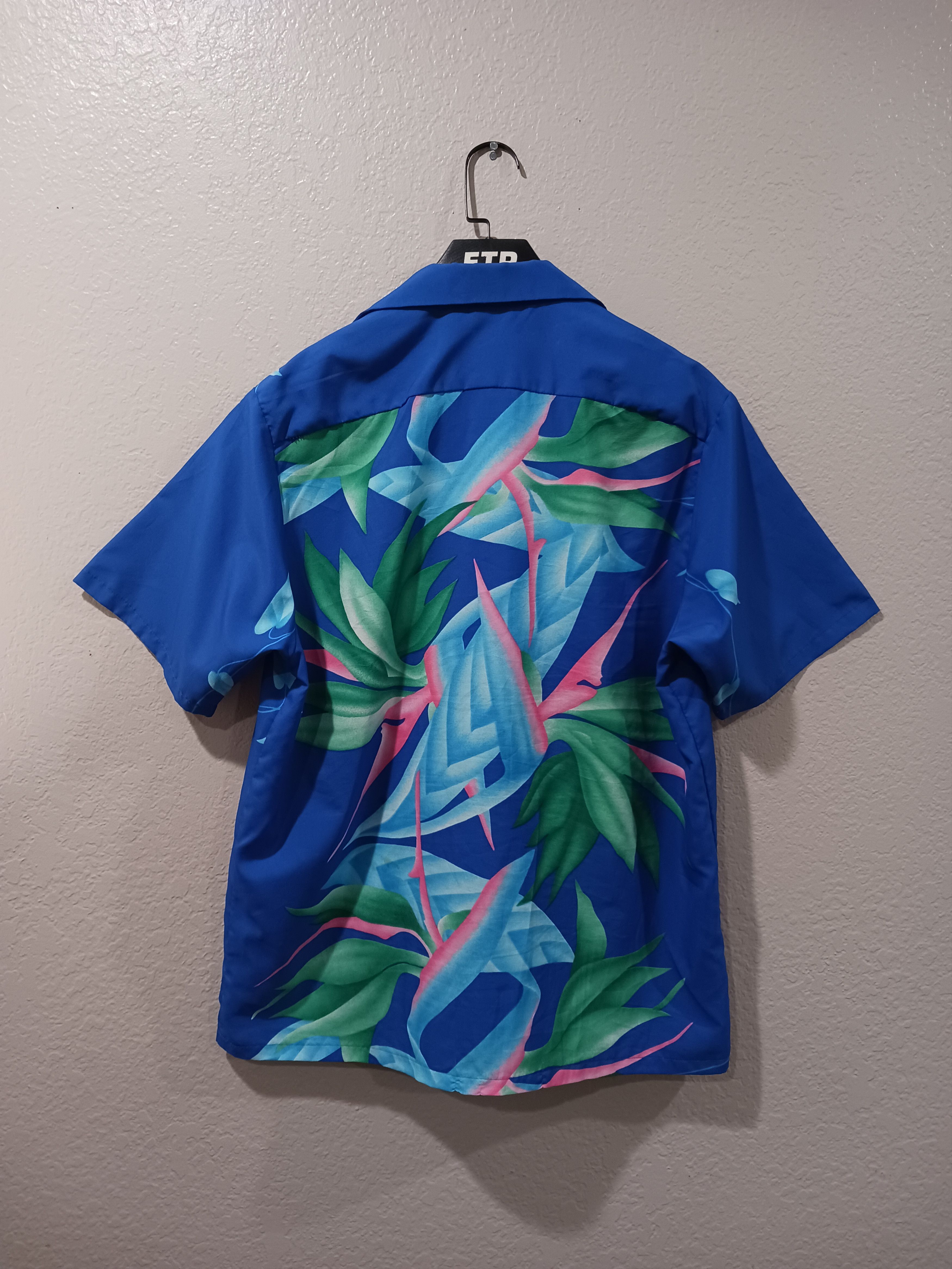 Vintage Greenecastle Vintage 1970s Bird Of Paradise Floral Button Up Size US L / EU 52-54 / 3 - 2 Thumbnail