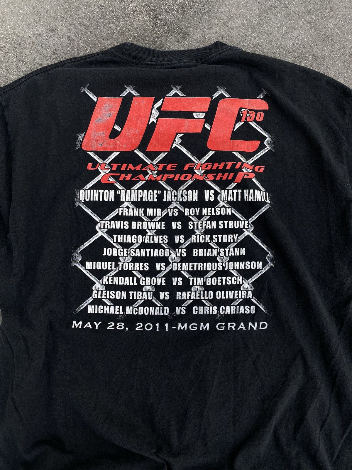 UFC Vintage UFC 130 Rampage Jackson, Frank Mir Size US XL / EU 56 / 4 - 4 Thumbnail