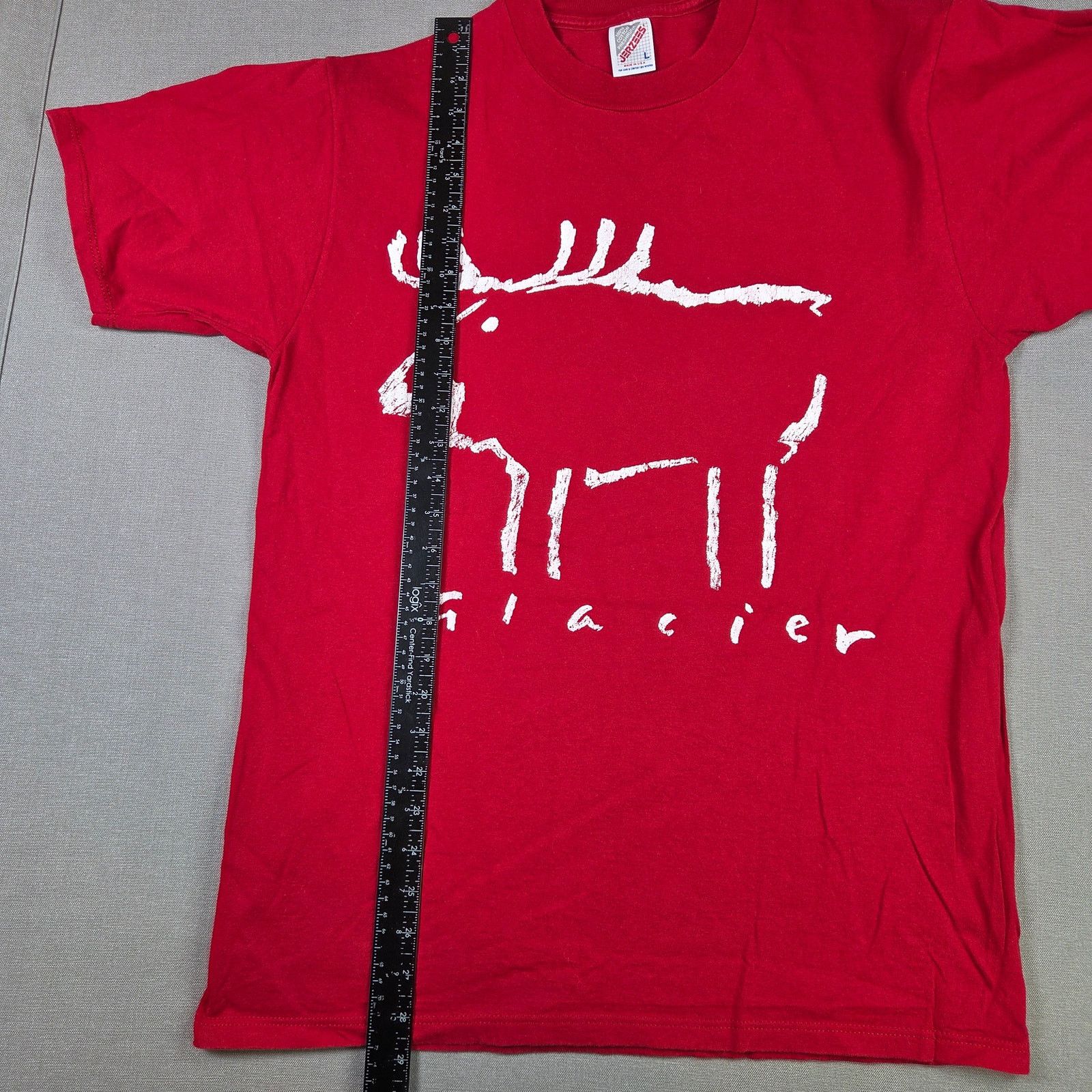 Jerzees Vintage Glacier Moose Graphic Tee USA Made Large Size US L / EU 52-54 / 3 - 6 Thumbnail