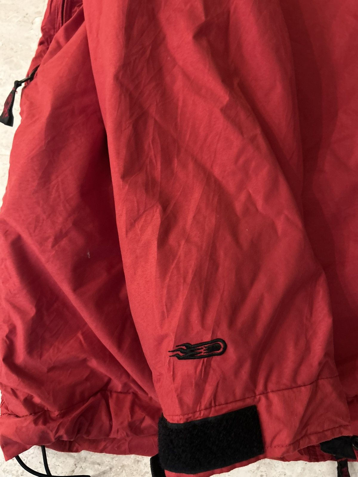 Other Vintage 00s KanaBeach Jacket – Red Hooded Technical Coat Y2K Size US L / EU 52-54 / 3 - 9 Thumbnail
