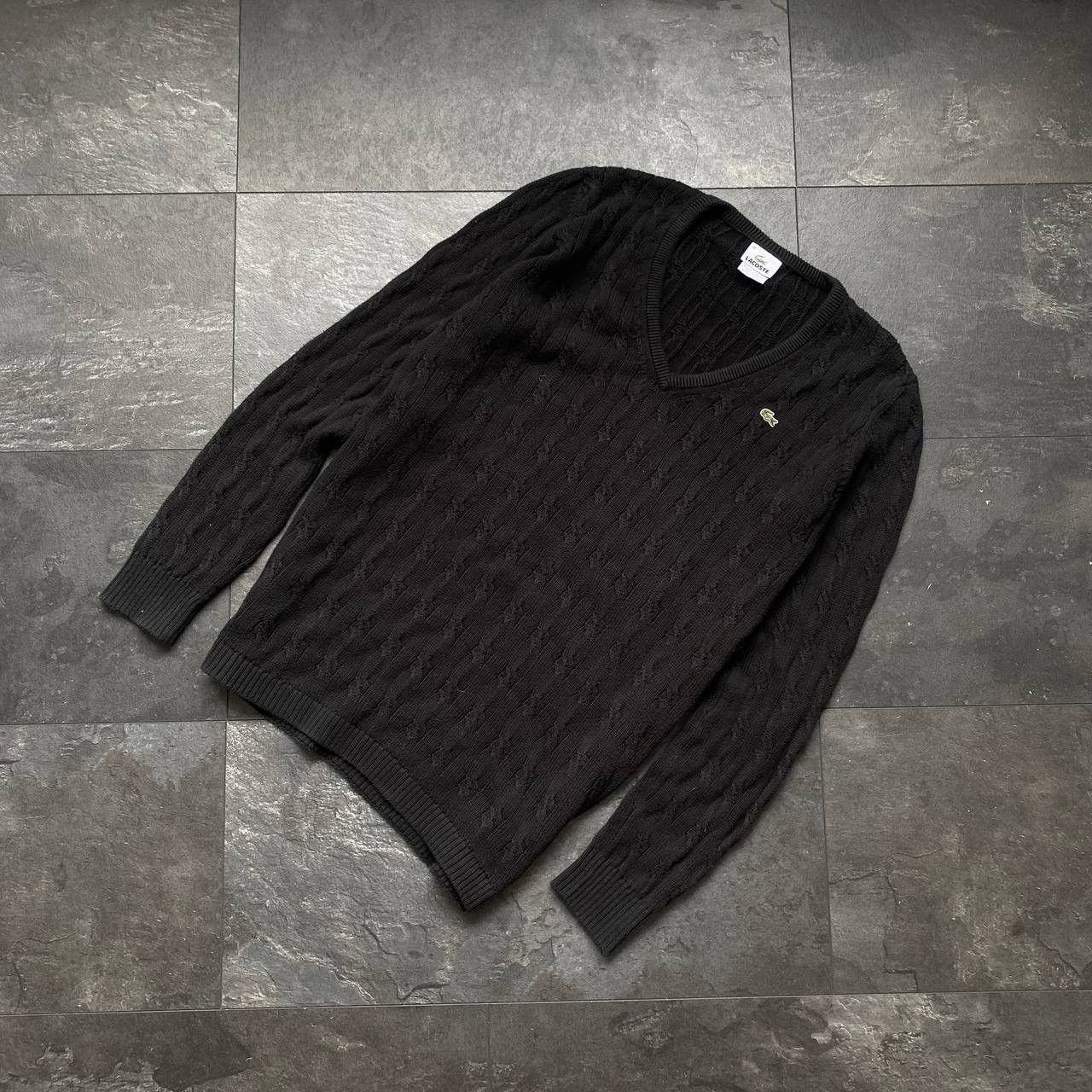 Lacoste × Vintage Vintage Lacoste rare knit sweater Size US L / EU 52-54 / 3 - 1 Thumbnail