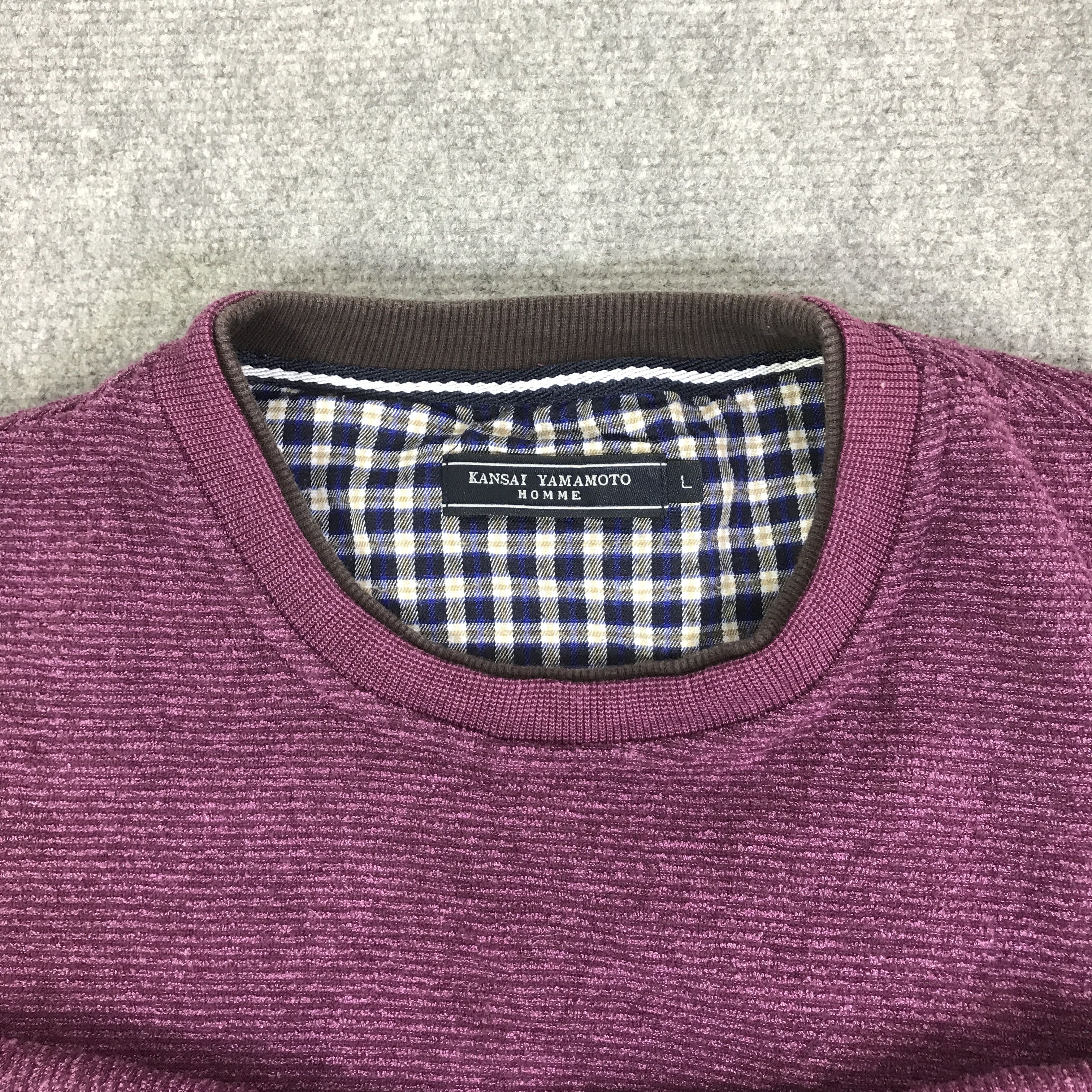 Kansai Yamamoto KANSAI YAMAMOTO SINGLE POCKET SWEATSHIRT K85B5 Size US L / EU 52-54 / 3 - 8 Thumbnail