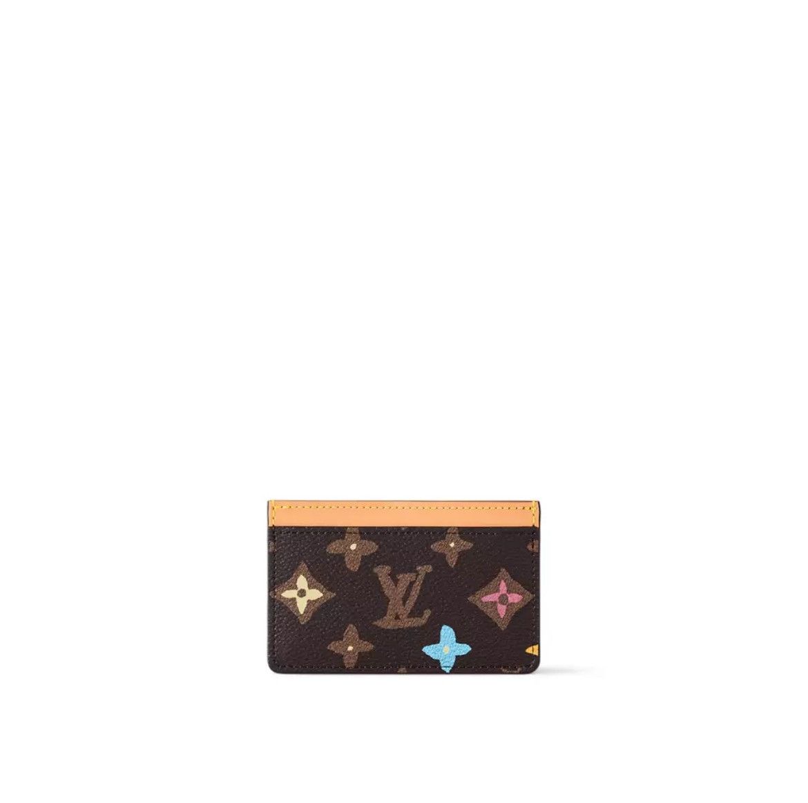 image of Louis Vuitton Tyler The Creator Card Holder Chocolate M83348 in Brown, Men's
