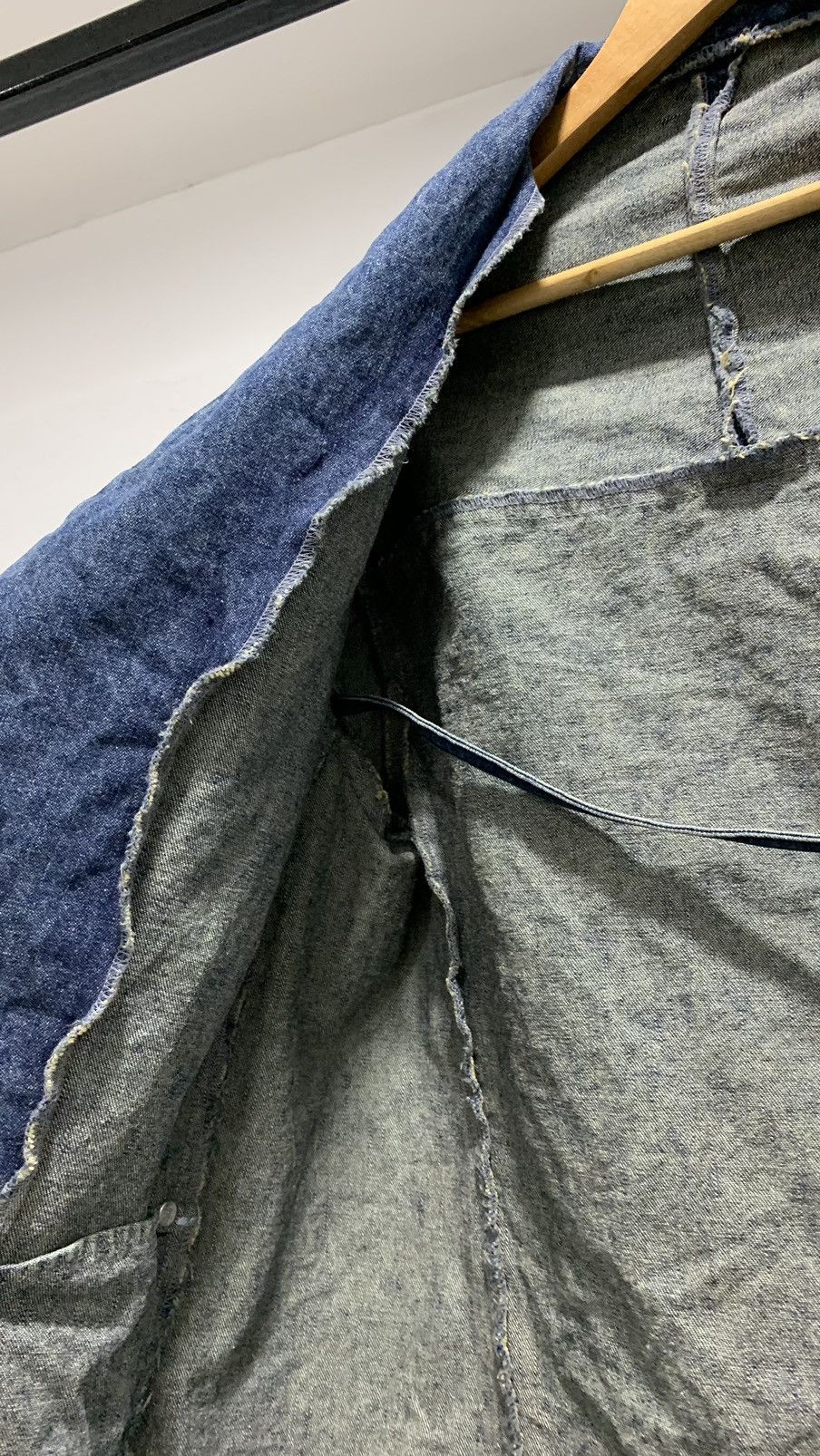 If Six Was Nine Bat-su Denim Punk Jacket Size M / US 6-8 / IT 42-44 - 11 Thumbnail