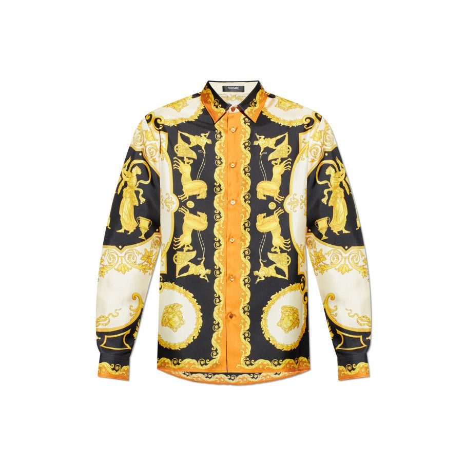 Versace VERSACE Multicolor Silk Shirt New & Authentic (Men's size:XX Size US XXL / EU 58 / 5 - 1 Preview