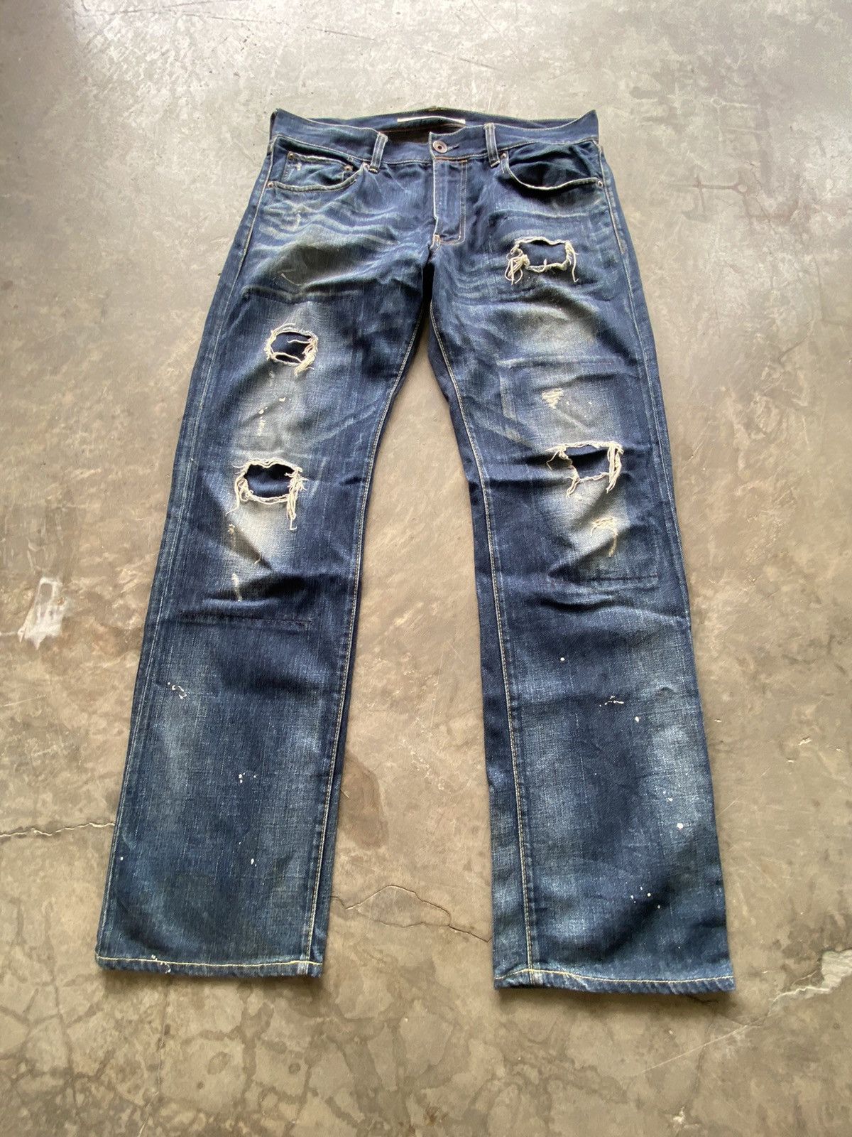 Japanese Brand Baggy Jeans Japanese Back Number Size US 36 / EU 52 - 1 Thumbnail