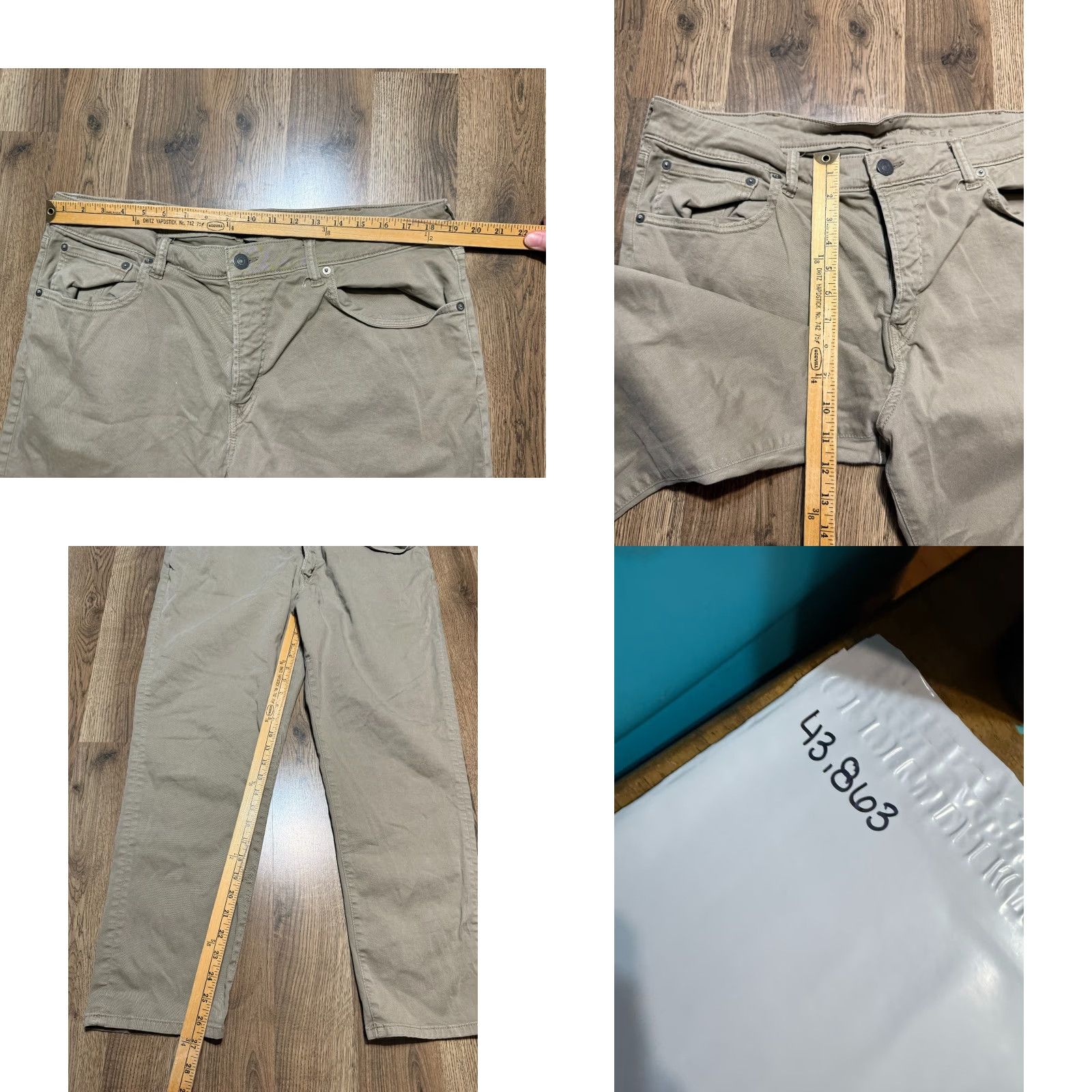 American Eagle Outfitters VINTAGE? No — American Eagle Outfitters Pants Men Size 38 Brown Straight Leg Khaki Pants High Rise Size US 38 / EU 54 - 8 Thumbnail