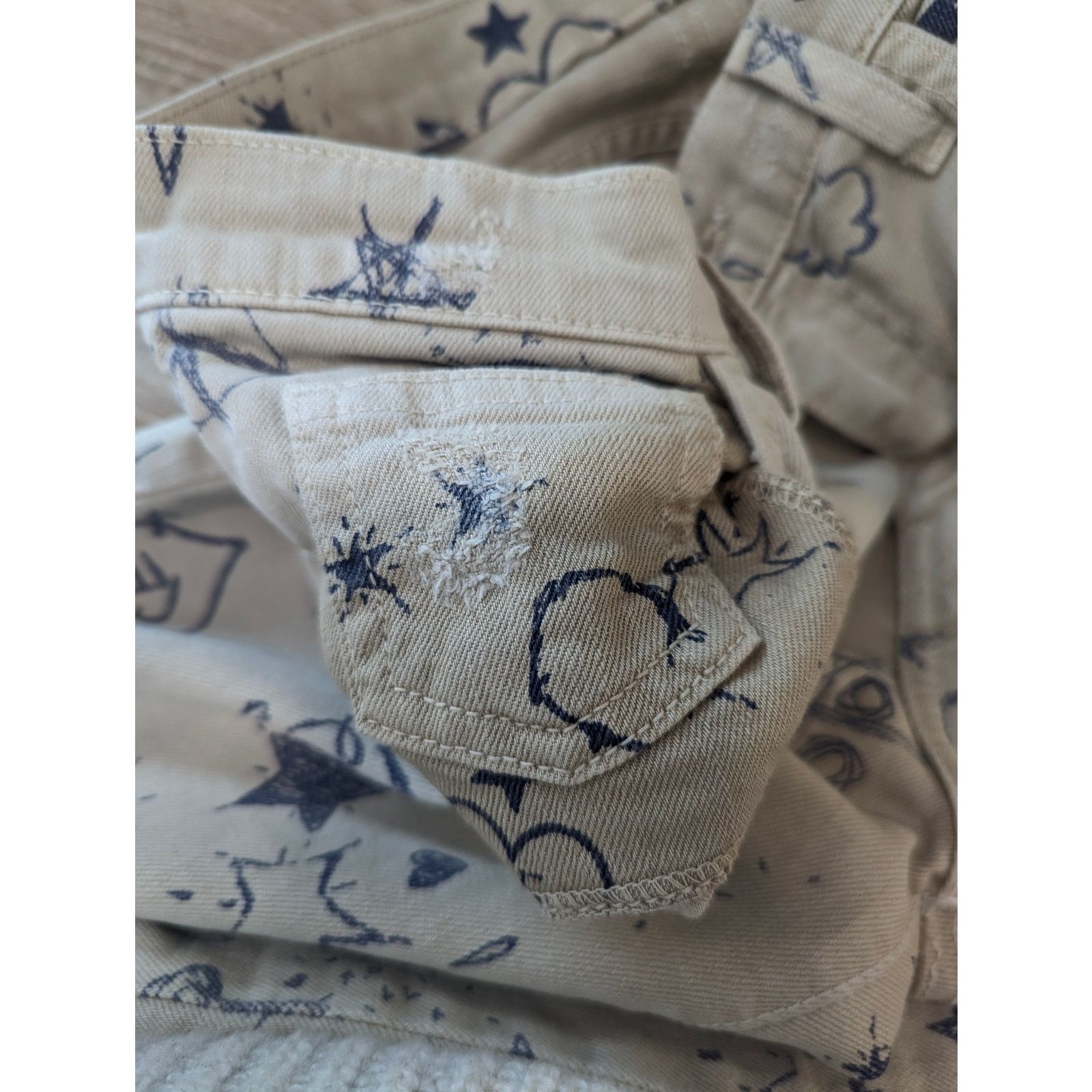 Current/Elliot Current/Elliott The Stiletto Safari Write On Destroy Jeans Size 28" / US 6 / IT 42 - 11 Thumbnail