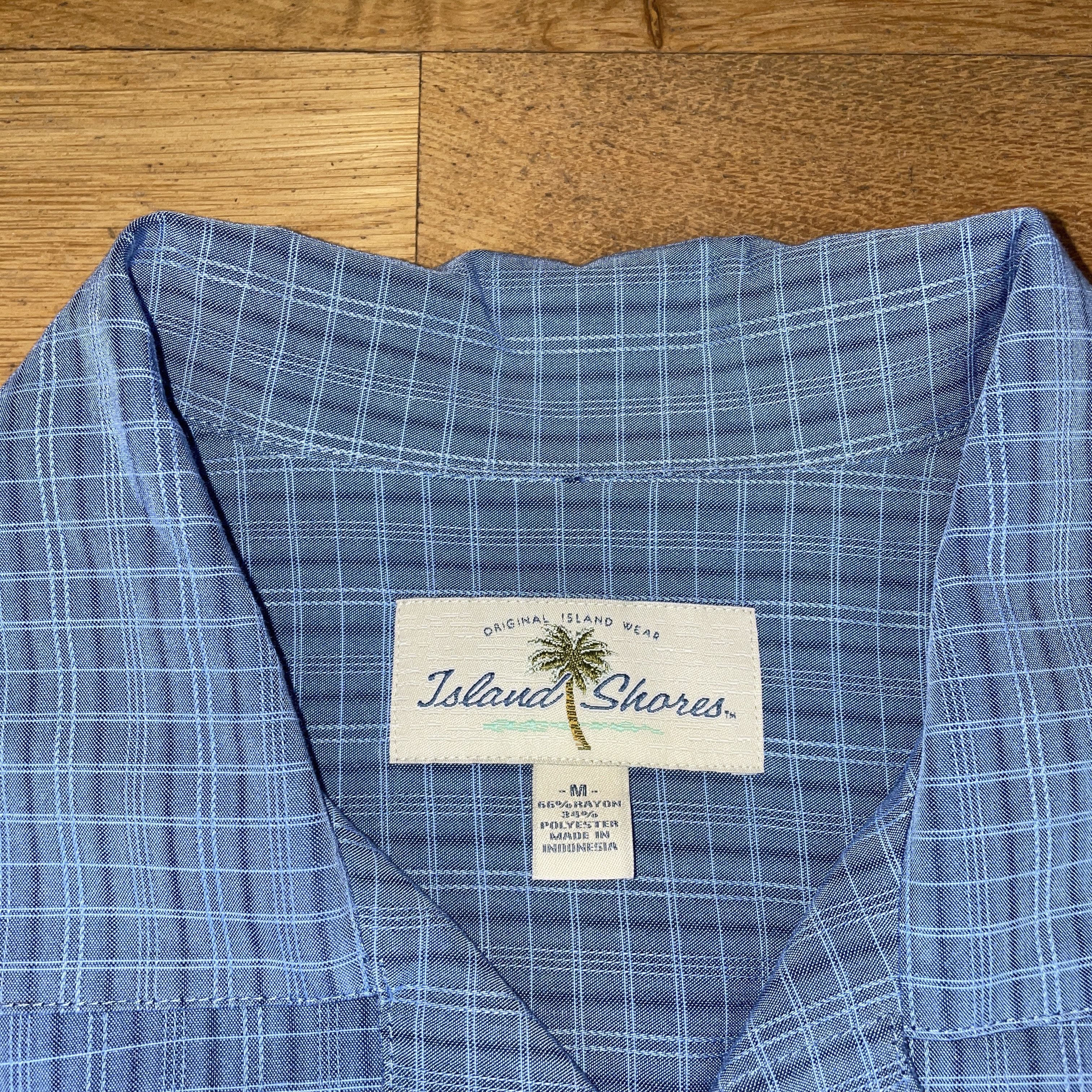 Island Shores × Vintage Island Shores Men's Vacation Hawaiian Rayon Shirt Size M Size US M / EU 48-50 / 2 - 2 Thumbnail