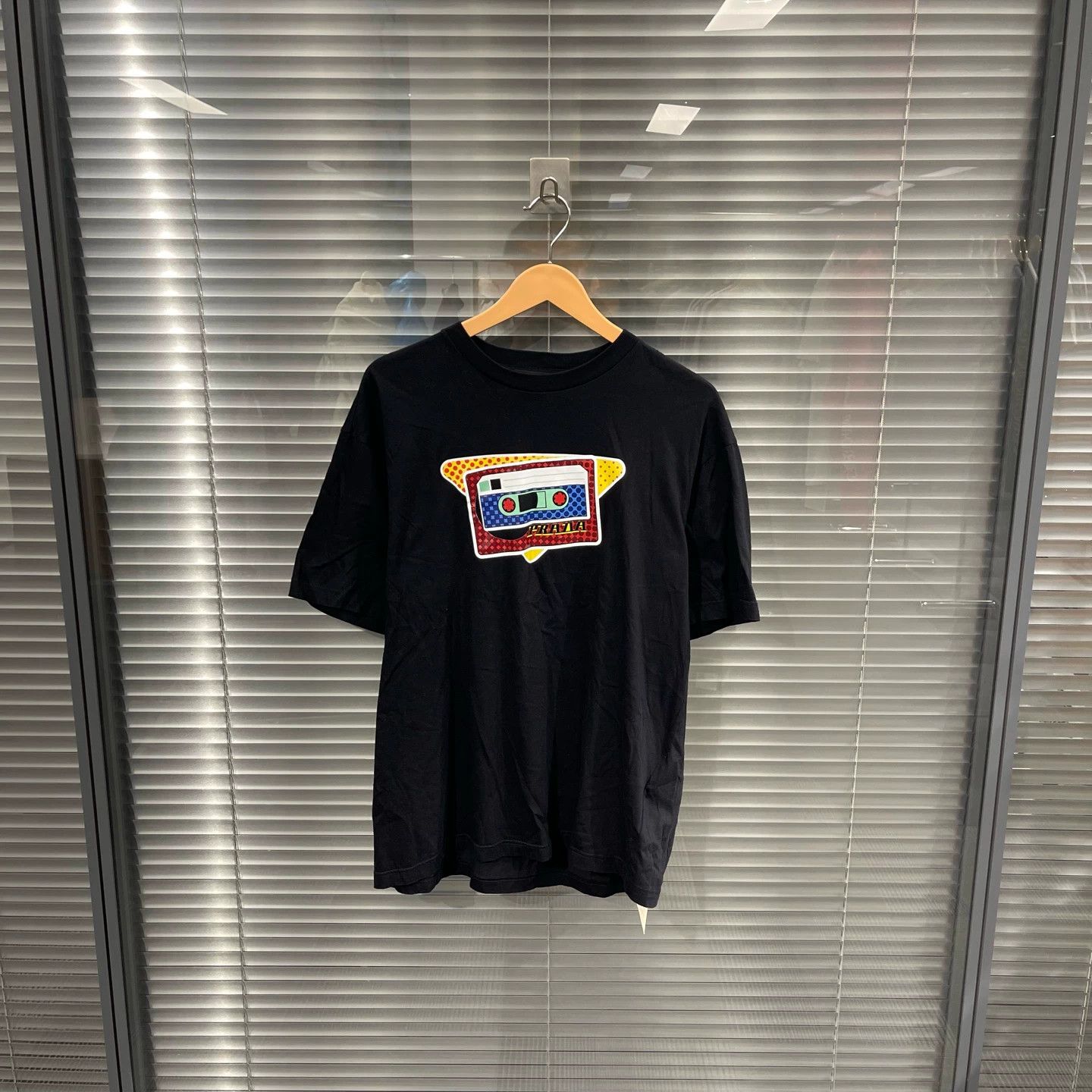 Prada Prada radio slogan print short sleeve tee L Size US L / EU 52-54 / 3 - 1 Thumbnail