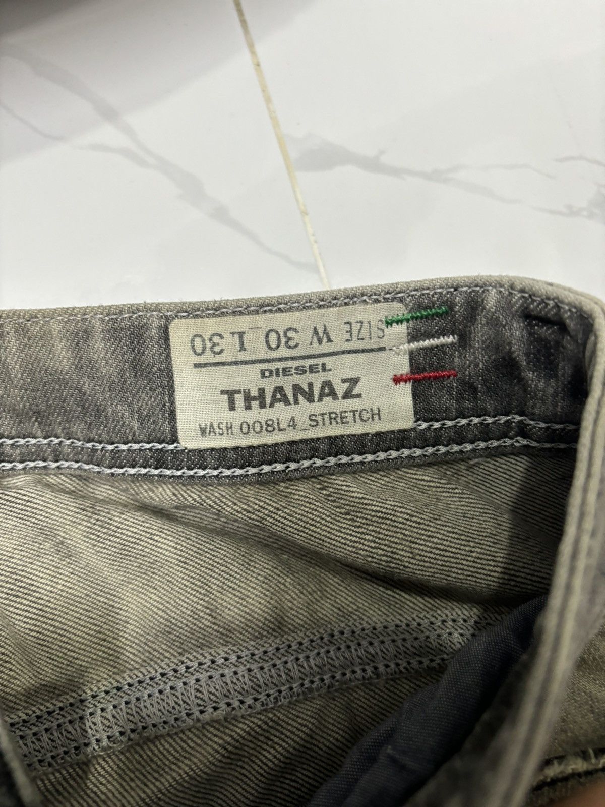 Diesel 🔥DIESEL RARE SNAKE SKIN STYLE ROCKSTAR DISTRESS DENIM JEANS Size US 32 / EU 48 - 9 Thumbnail