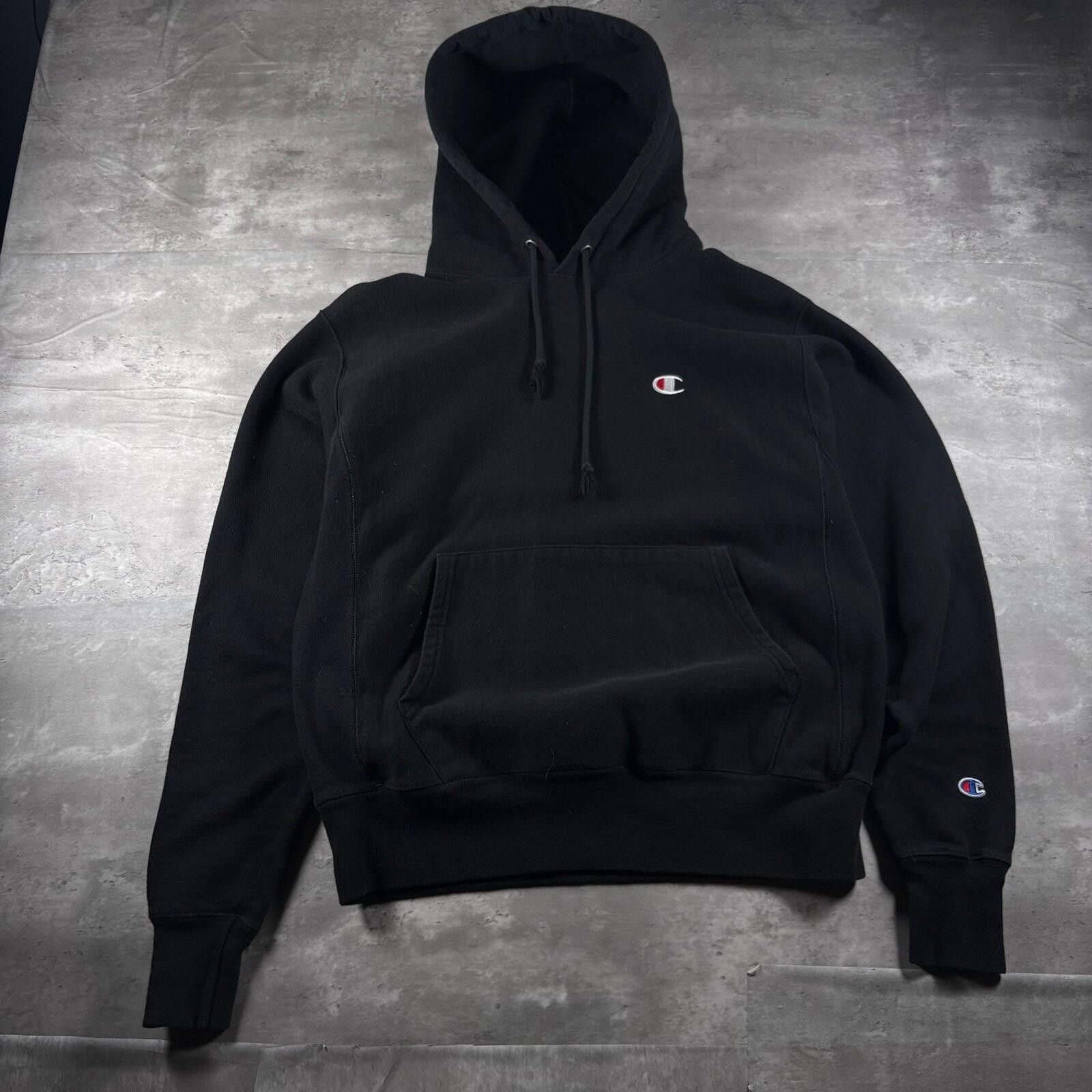 Other Vintage 90s black reverse weave hoodie Size US M / EU 48-50 / 2 - 1 Thumbnail