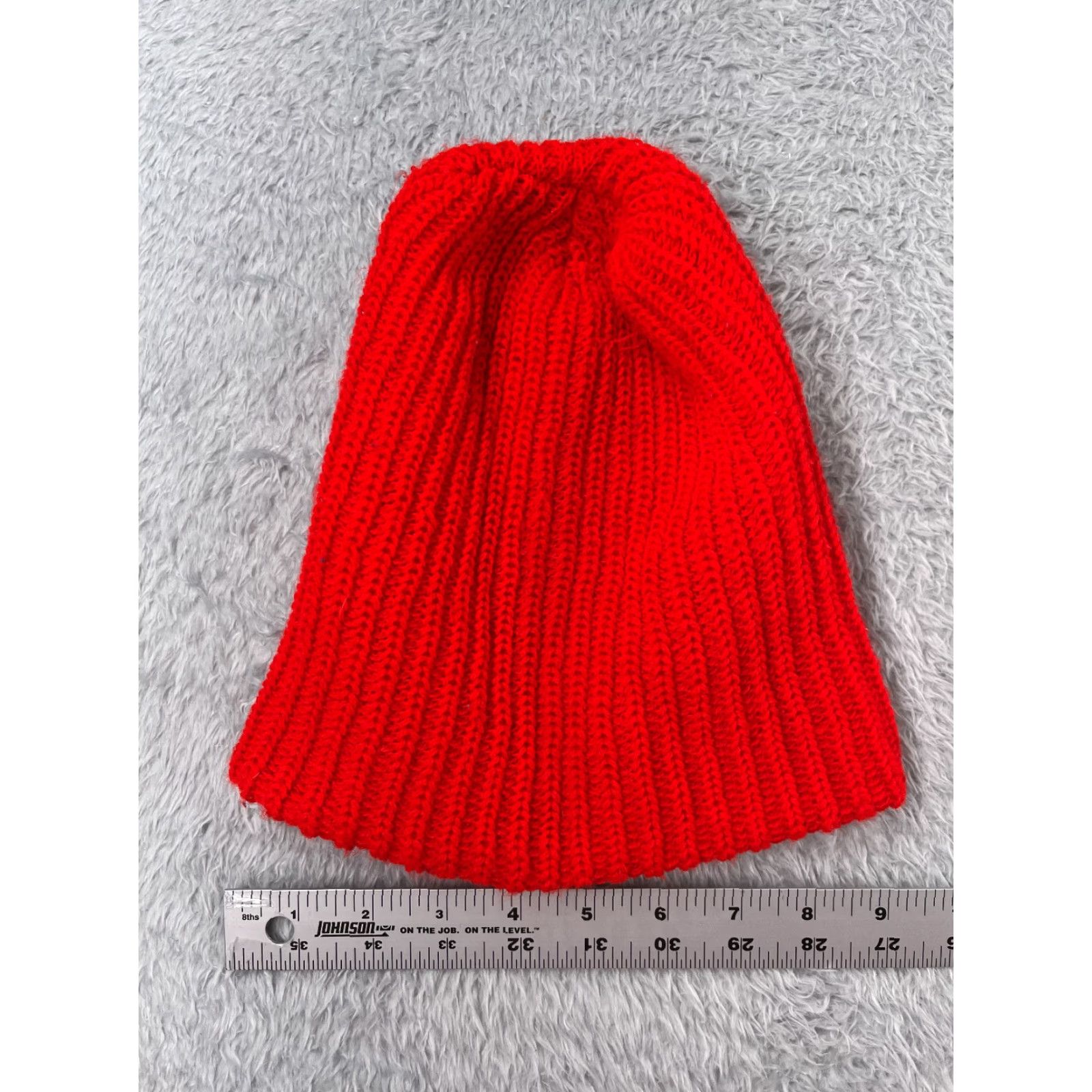 Doublet Beanie Adult One Size Red Acrylic Knit Beanie Outdoors Ski Winter Men Women Unbranded Adjustable Lightweight Hat Size ONE SIZE - 3 Thumbnail