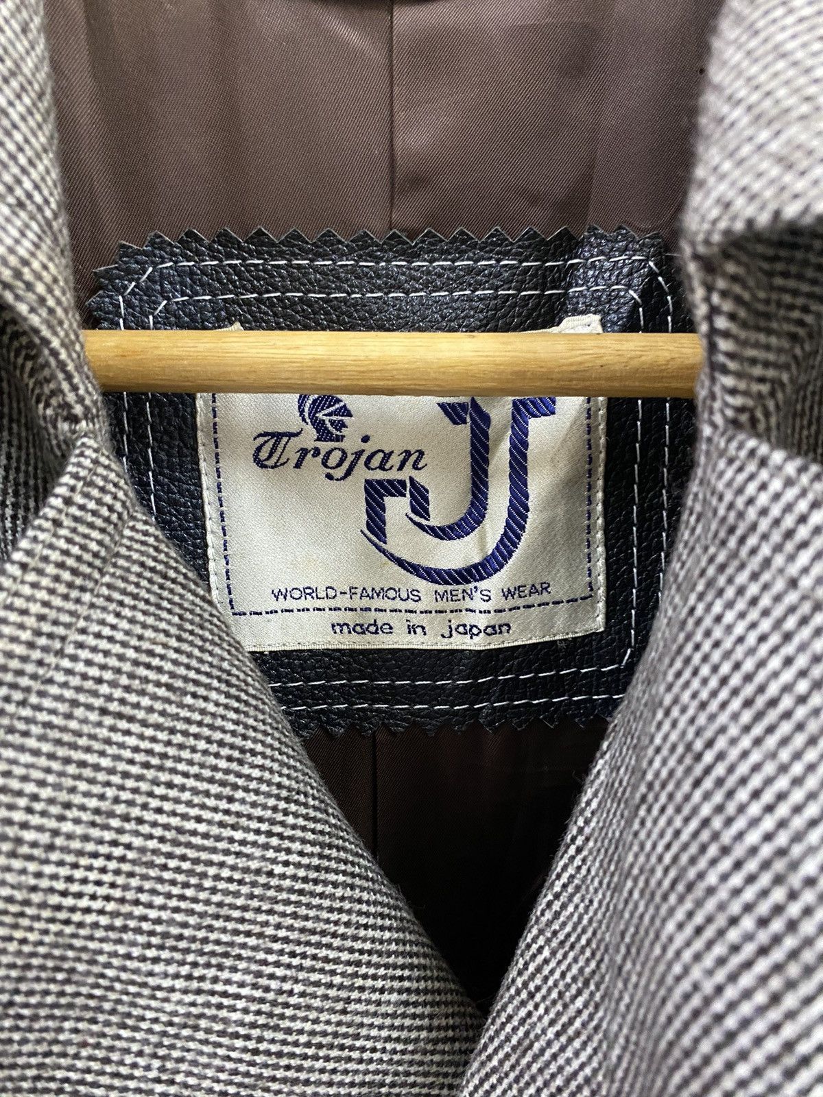 Japanese Brand Trojan Wool Coat Long Jacket Size US L / EU 52-54 / 3 - 10 Thumbnail