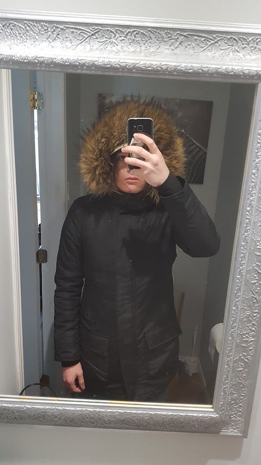 If Six Was Nine × Le Grande Bleu (L.G.B.) × PPFM LGB Style Black Jacket With Fur Hood Size ONE SIZE - 14 Thumbnail