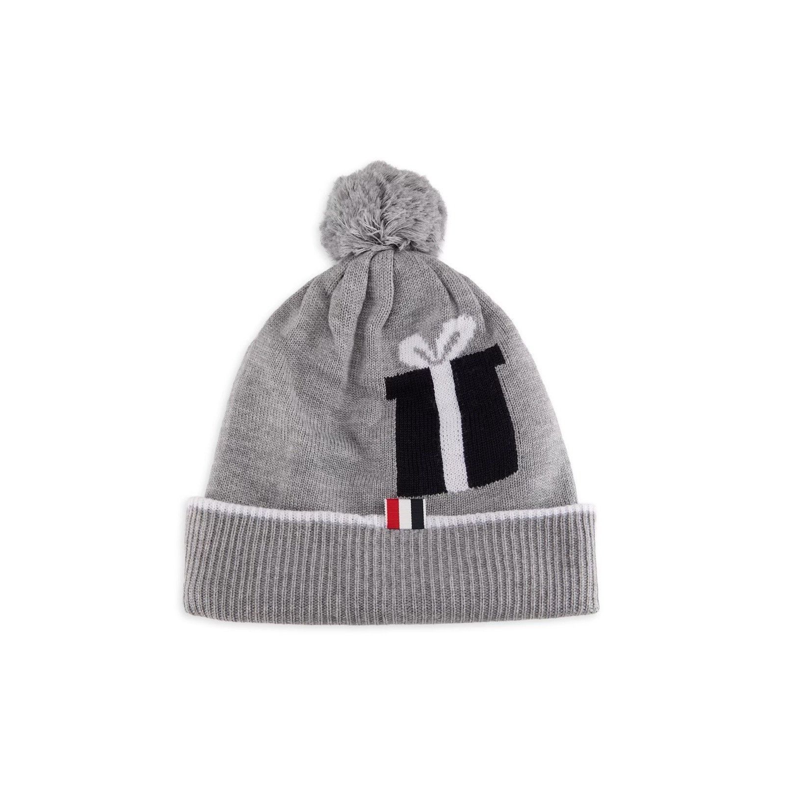 Thom Browne NWT Thom Browne Merino Wool Hector Beanie Hat Made in Italy Size ONE SIZE - 2 Thumbnail