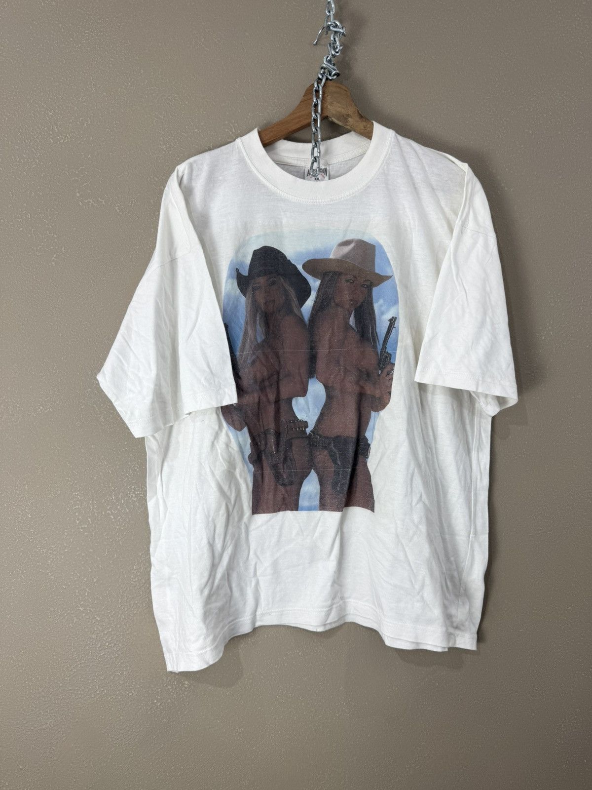 Other Vintage 90s USA made Naked female cowboys Size US XXL / EU 58 / 5 - 1 Thumbnail