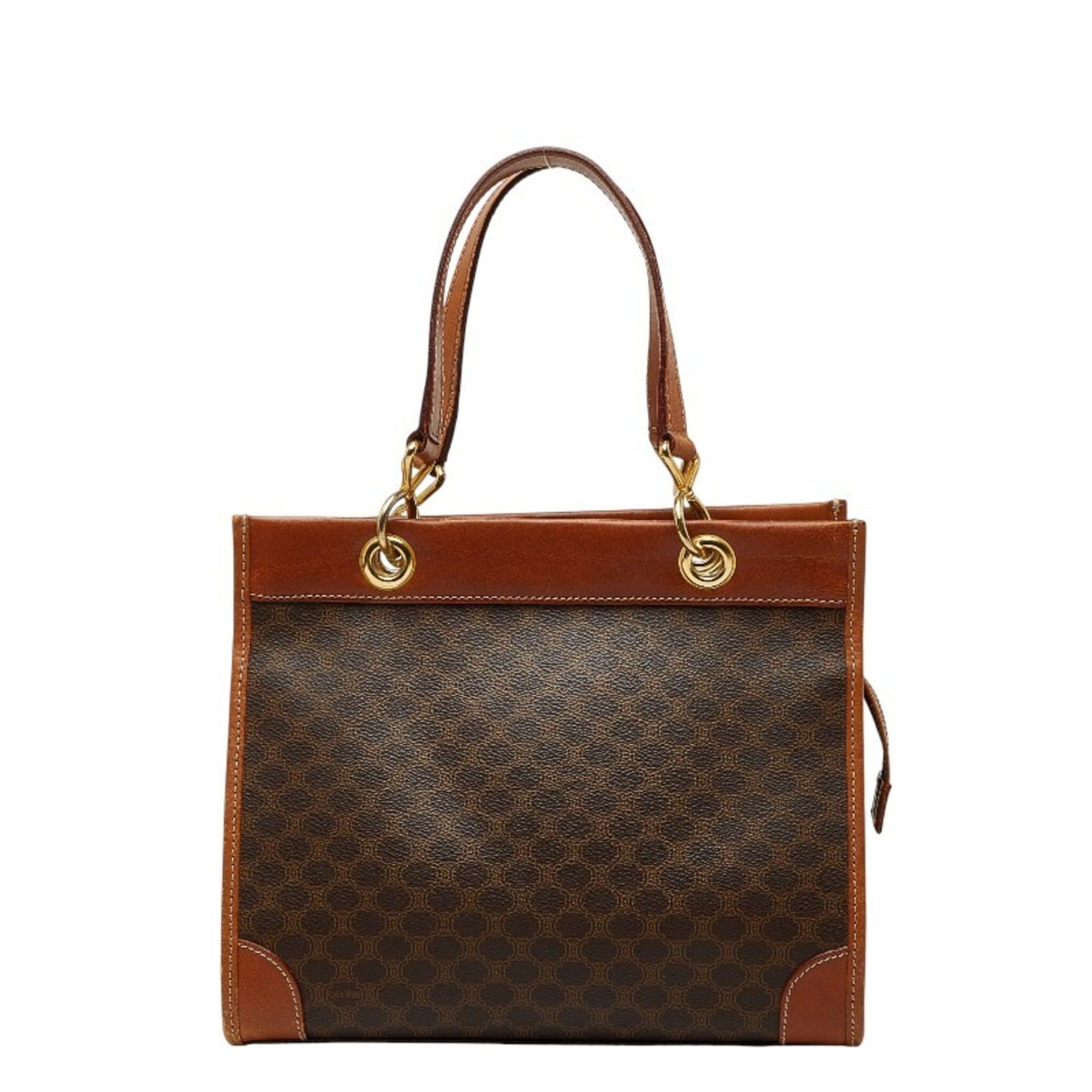 Celine Celine Macadam handbag in brown leather for women. Size ONE SIZE - 1 Thumbnail