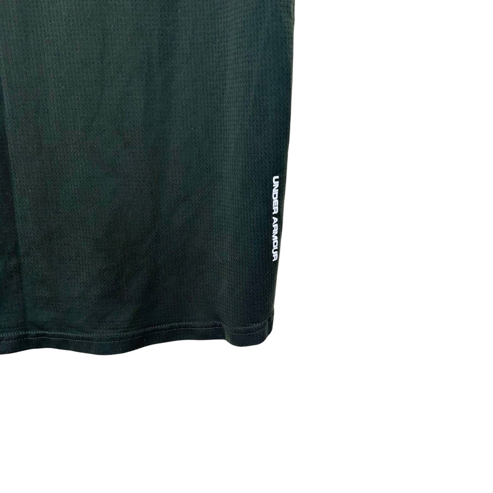 Under Armour Under Armour Heatgear Fitted Green Run Short Sleeve Shirt L Size US L / EU 52-54 / 3 - 5 Thumbnail