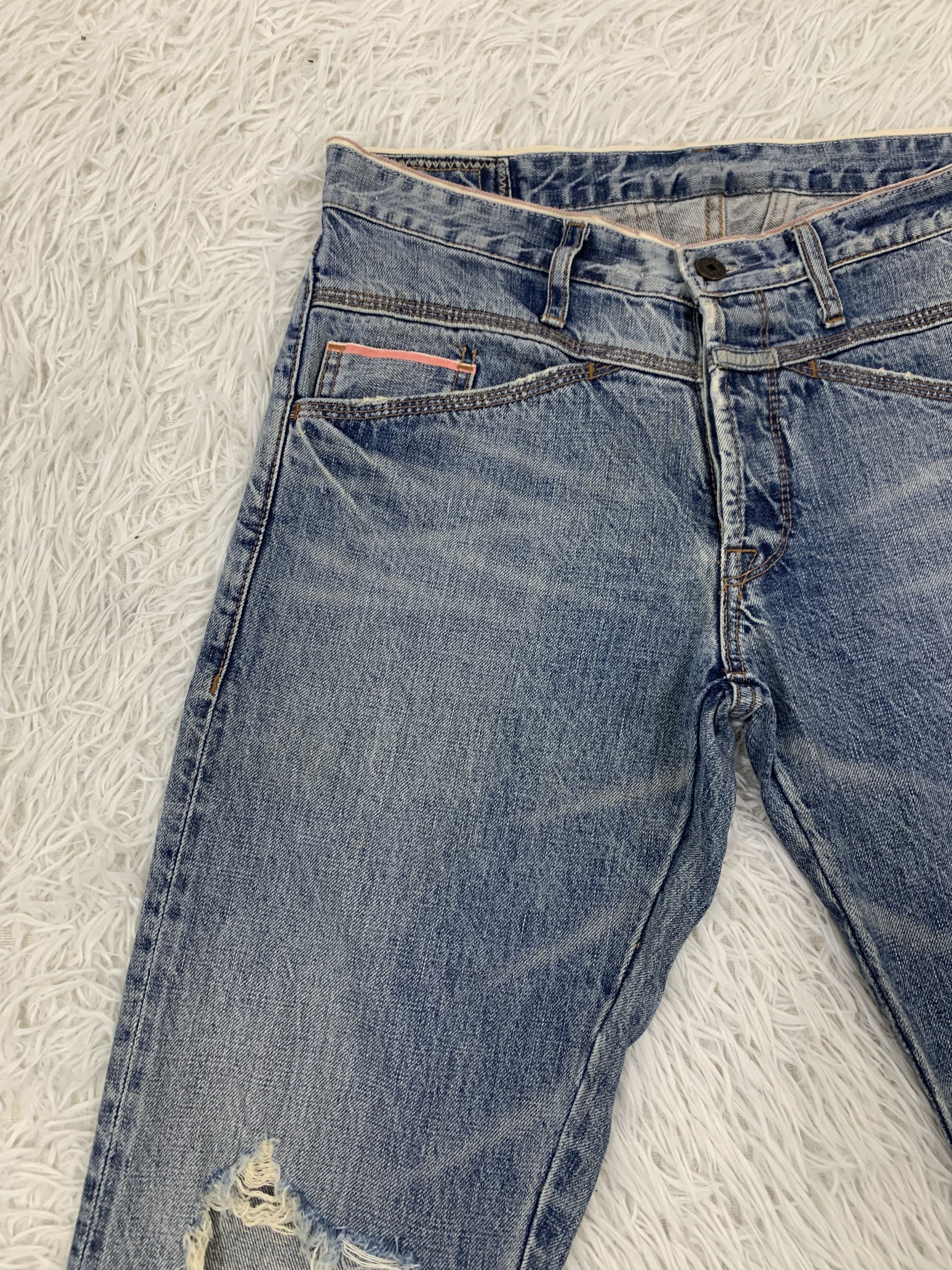 Marithe + Francois Girbaud Marithe Francois Girbaud Selfedge Jeans Pant Size US 33 - 3 Thumbnail