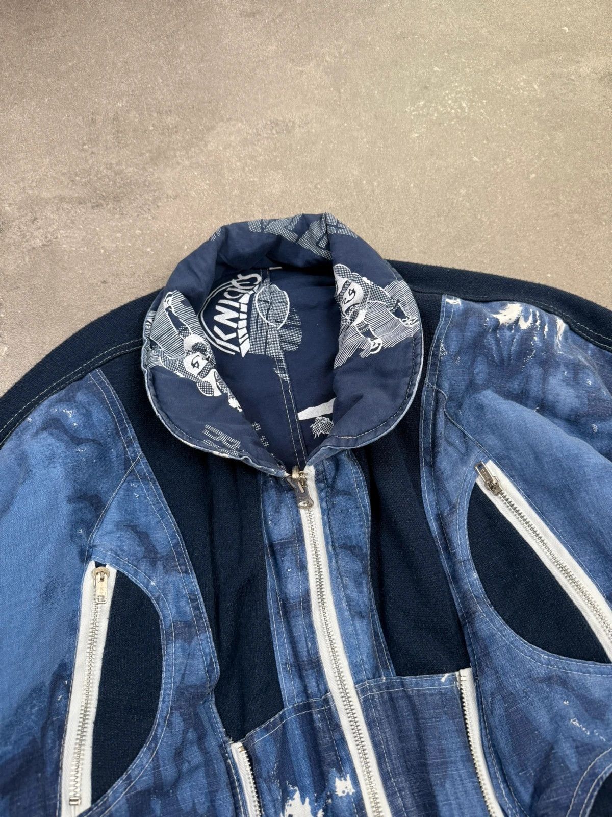 Los Angeles Apparel × Vintage Lakers Los Angeles bomber vintage double jacket 90s 1990s basketball street wear y2k rap hip hop Size US XL / EU 56 / 4 - 5 Thumbnail