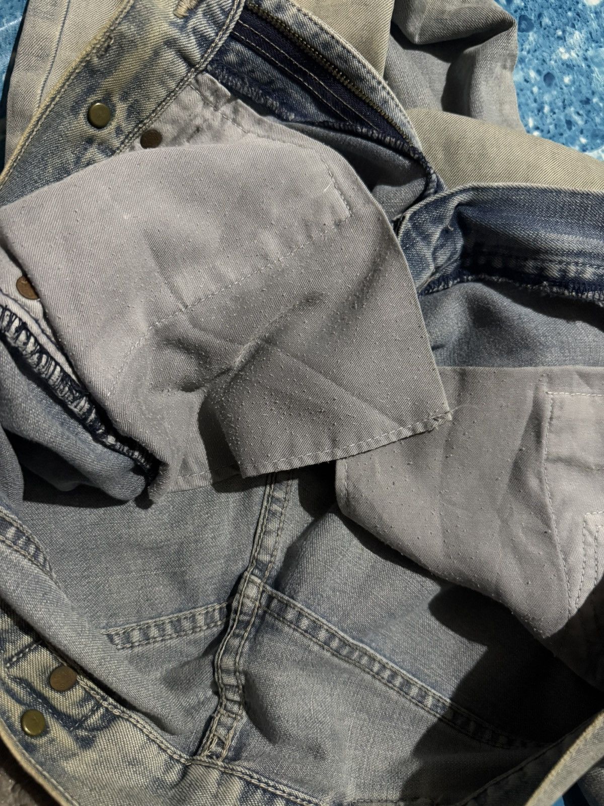 Levi's Vintage Clothing × Vintage Vintage Levis Single Pocket Denim Jeans Size US 31 - 8 Thumbnail