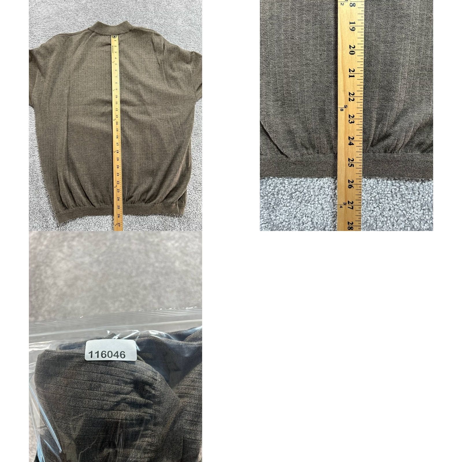 Vintage VINTAGE Vittorio Rocchetti Milano Sweater Mens XL Brown Cotton Mock Neck 90s Size US XL / EU 56 / 4 - 8 Thumbnail