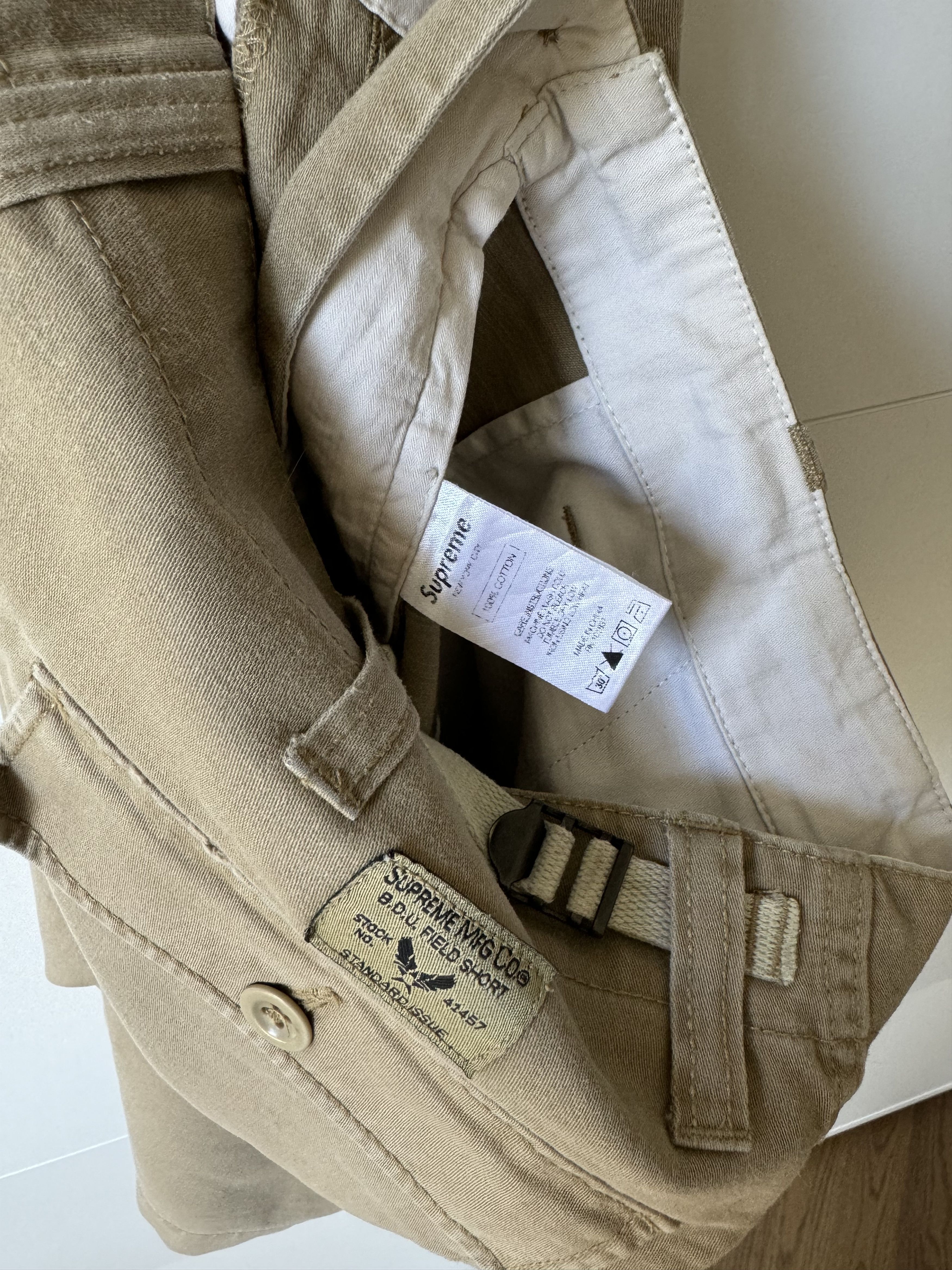 Supreme [30] B.D.U. Field Shorts in Khaki (SS11) Size US 32 / EU 48 - 12 Thumbnail