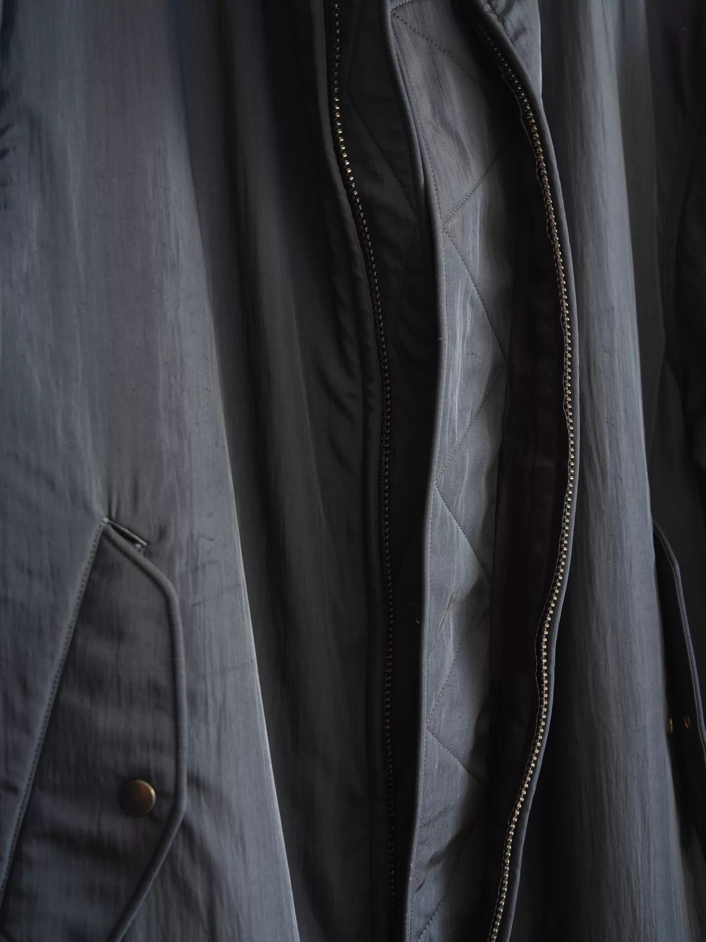 Yohji Yamamoto Men's Yohji Yamamoto 24AW Double Zip Parka Coat Size US M / EU 48-50 / 2 - 6 Thumbnail