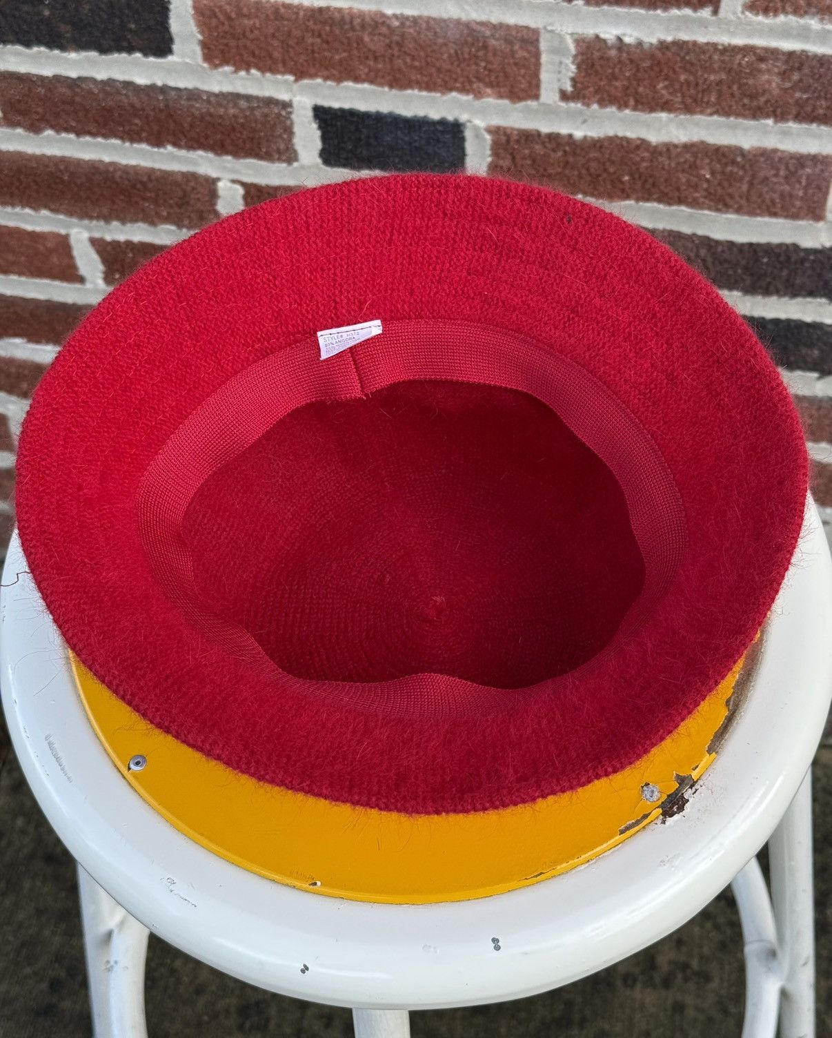 Japanese Brand Vintage 90’s Wool of Angora Goats Mohair Bucket Hat Size ONE SIZE - 5 Thumbnail