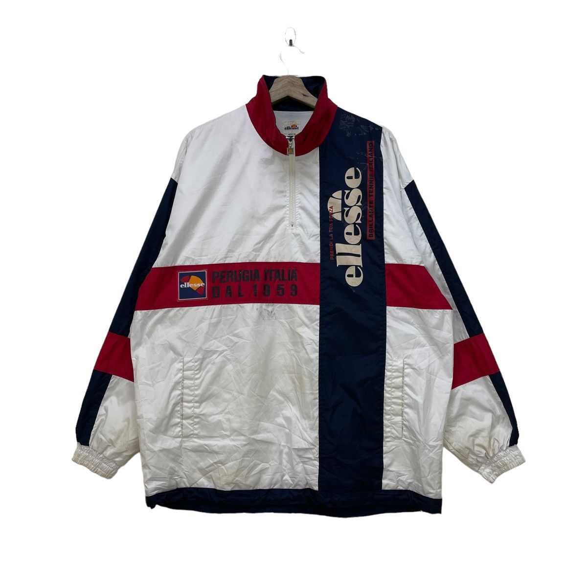 Ellesse × Vintage Vintage Ellesse Perugia Italia Light Jacket Size US L / EU 52-54 / 3 - 1 Thumbnail