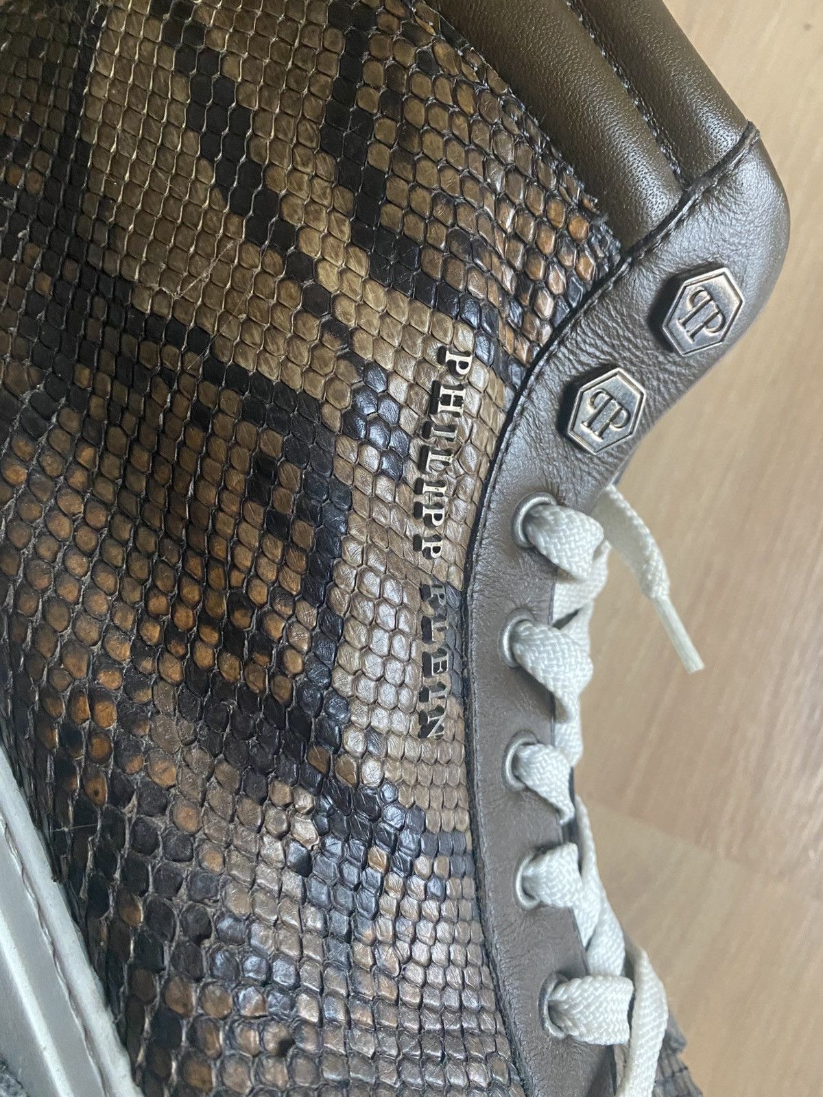 Philipp Plein Python Skin Philipp Plein High-Top Sneaker Size US 10.5 / EU 43-44 - 5 Thumbnail