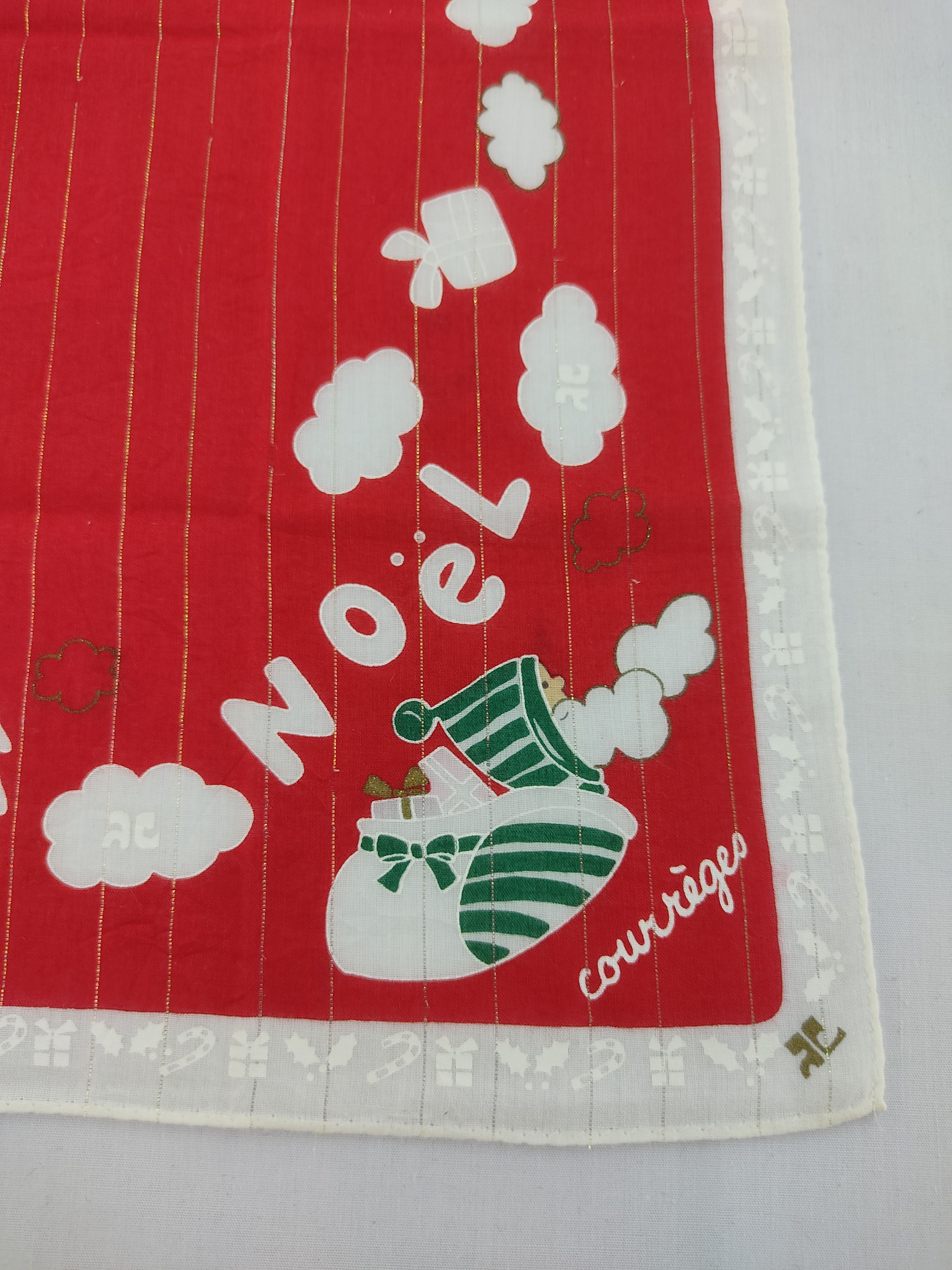 Courreges × Vintage Courreges Handkerchief / Neckwear / Bandana Size ONE SIZE - 5 Thumbnail