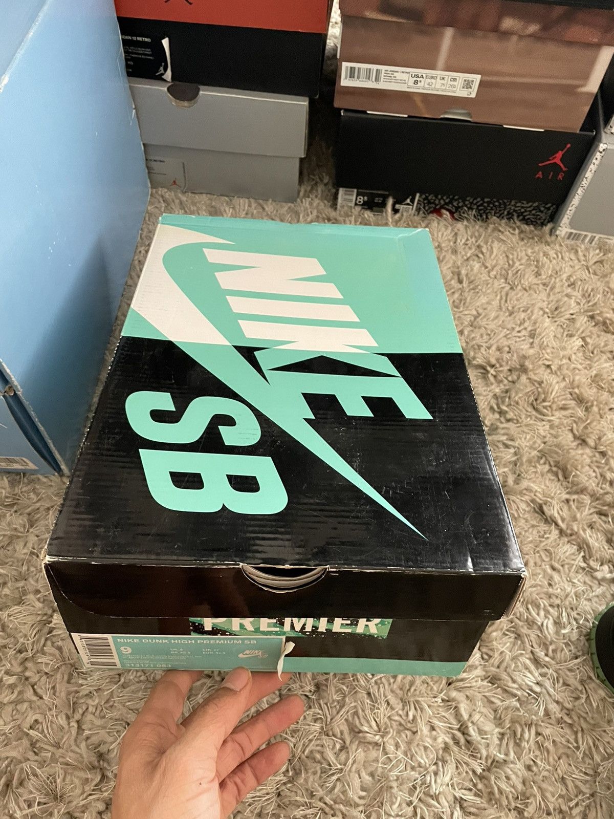 Nike SB Nike Sb Dunk High Premier Northern Lights Size US 9 / EU 42 - 12 Thumbnail