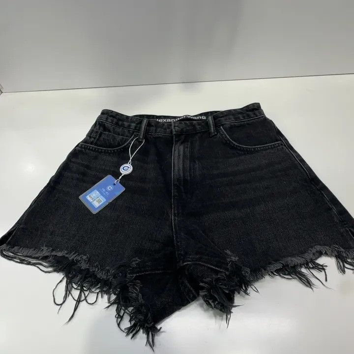 Alexander Wang Alexander Wang Distressed Denim Shorts for Women - Size 26" / US 2 / IT 38 - 9 Thumbnail