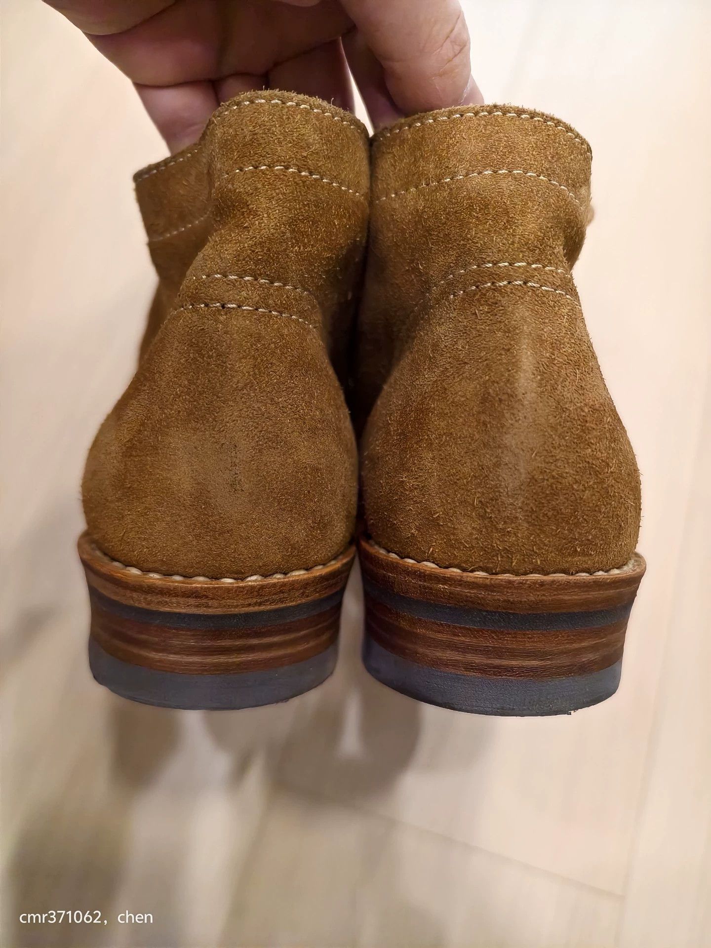 Visvim visvim 17AW Brigadier Boots Mid-Folk Veg Suede Camel 8.5 95 Size US 8.5 / EU 41-42 - 4 Thumbnail