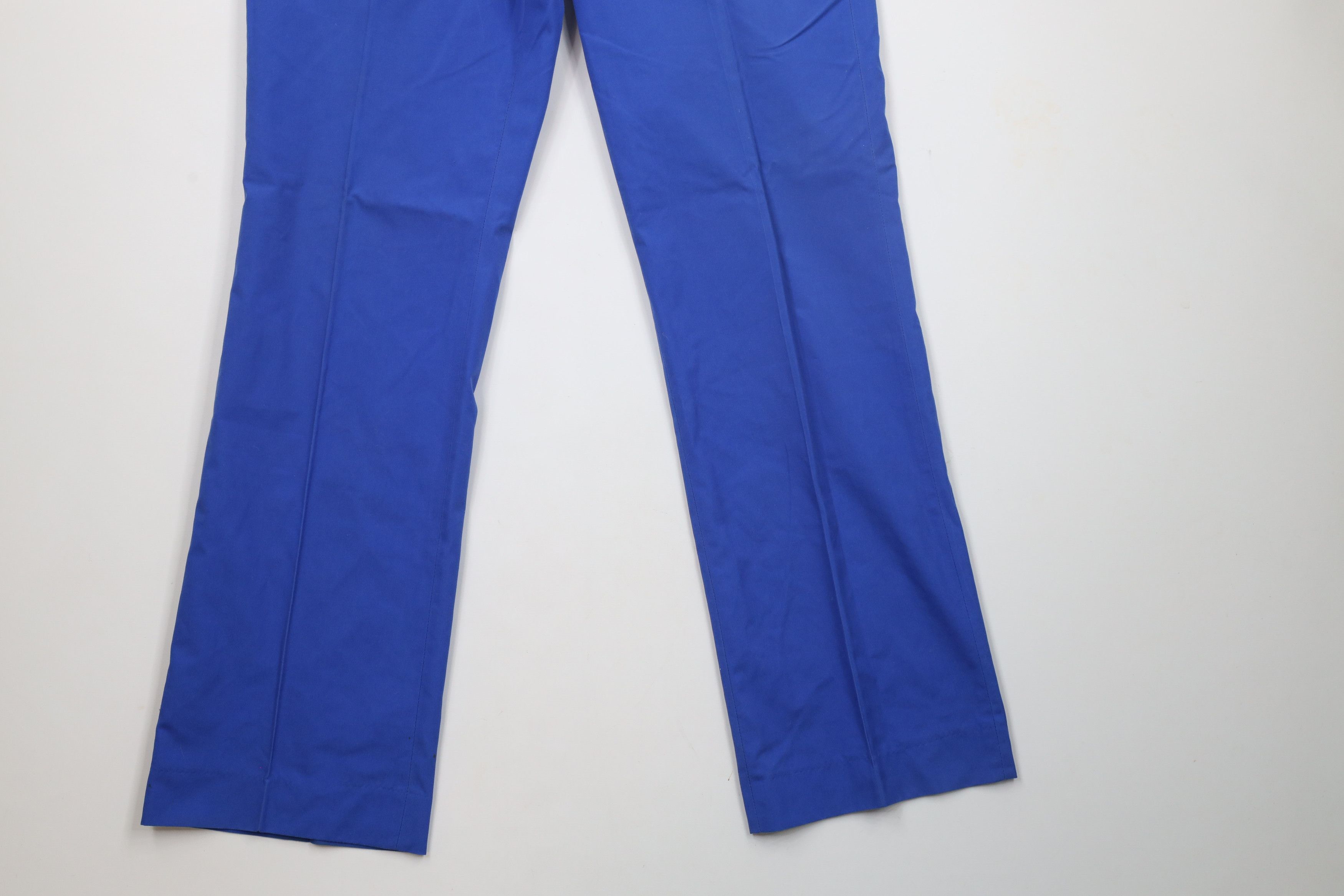 Vintage Vintage 70s Streetwear Bell Bottoms Chino Pants Blue USA Size US 36 / EU 52 - 4 Thumbnail