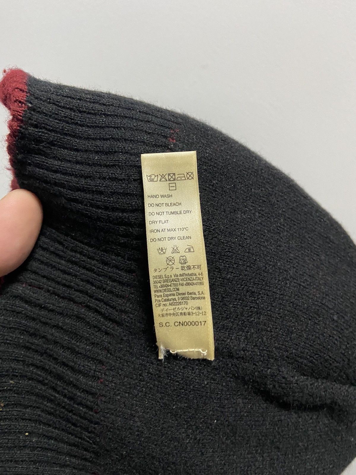 Diesel × Vintage Diesel Hat Vintage big Logo beanie skateboarding Y2K Size ONE SIZE - 6 Thumbnail
